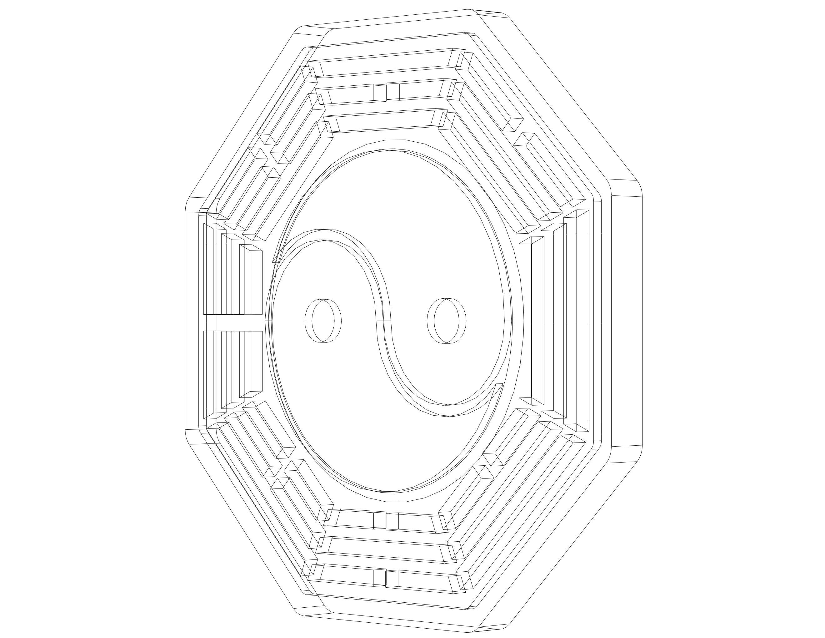 Chinese Taiji and Bagua 3D print model_28