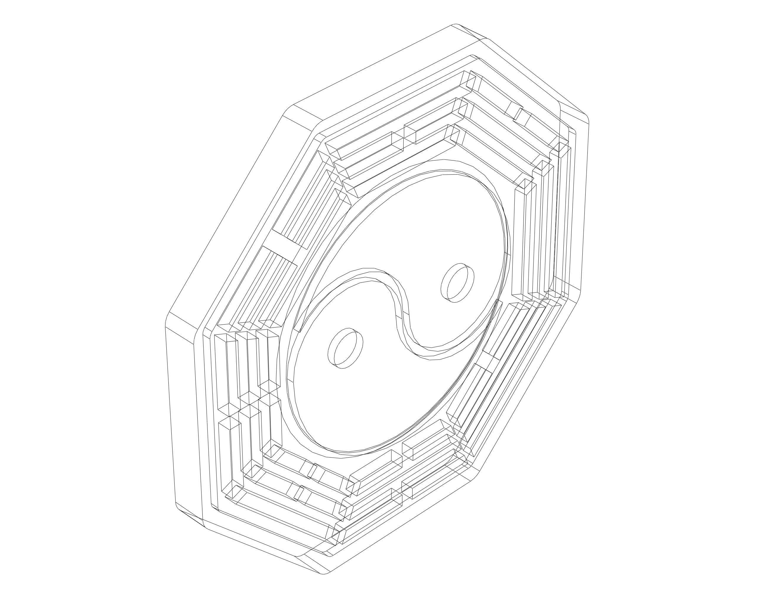 Chinese Taiji and Bagua 3D print model_8
