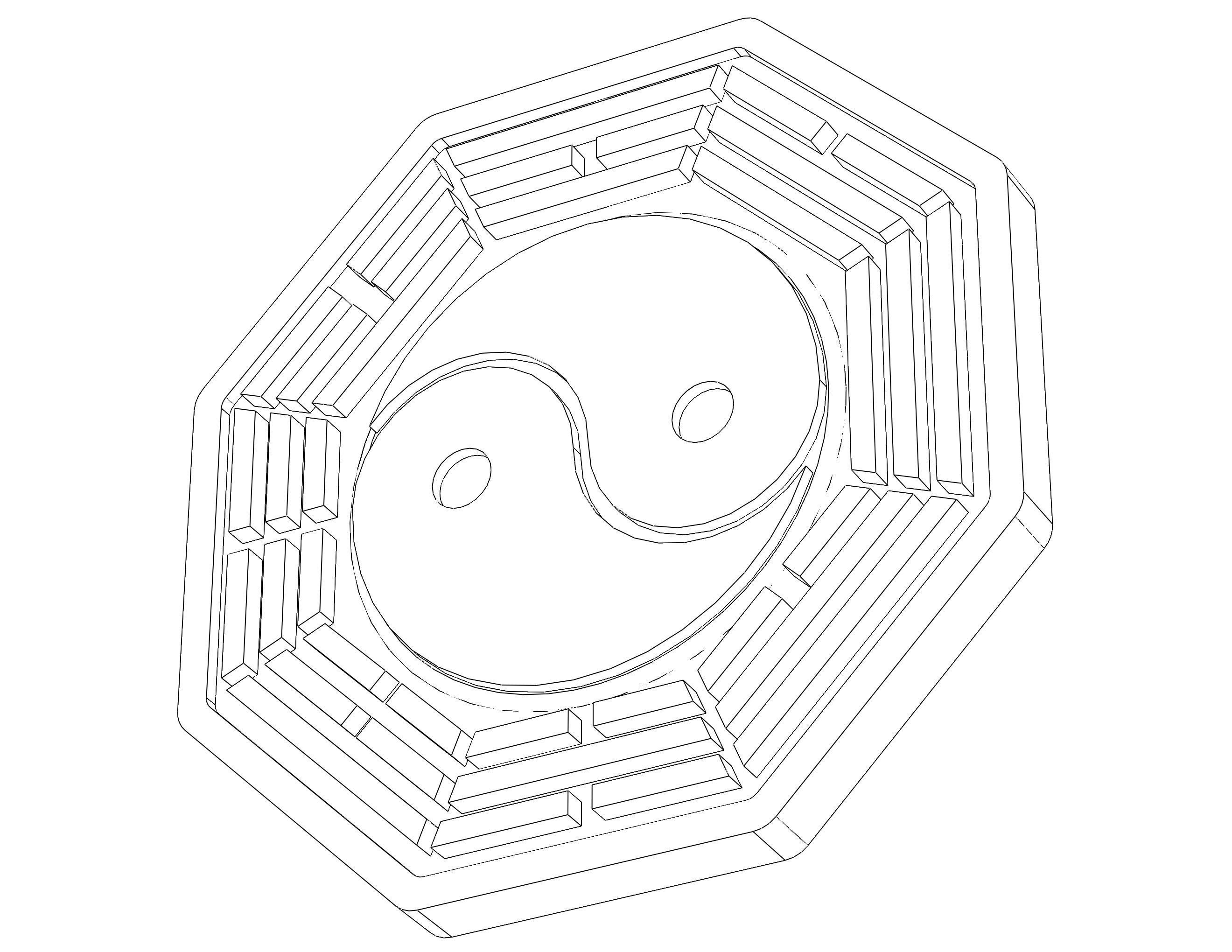 Chinese Taiji and Bagua 3D print model_34
