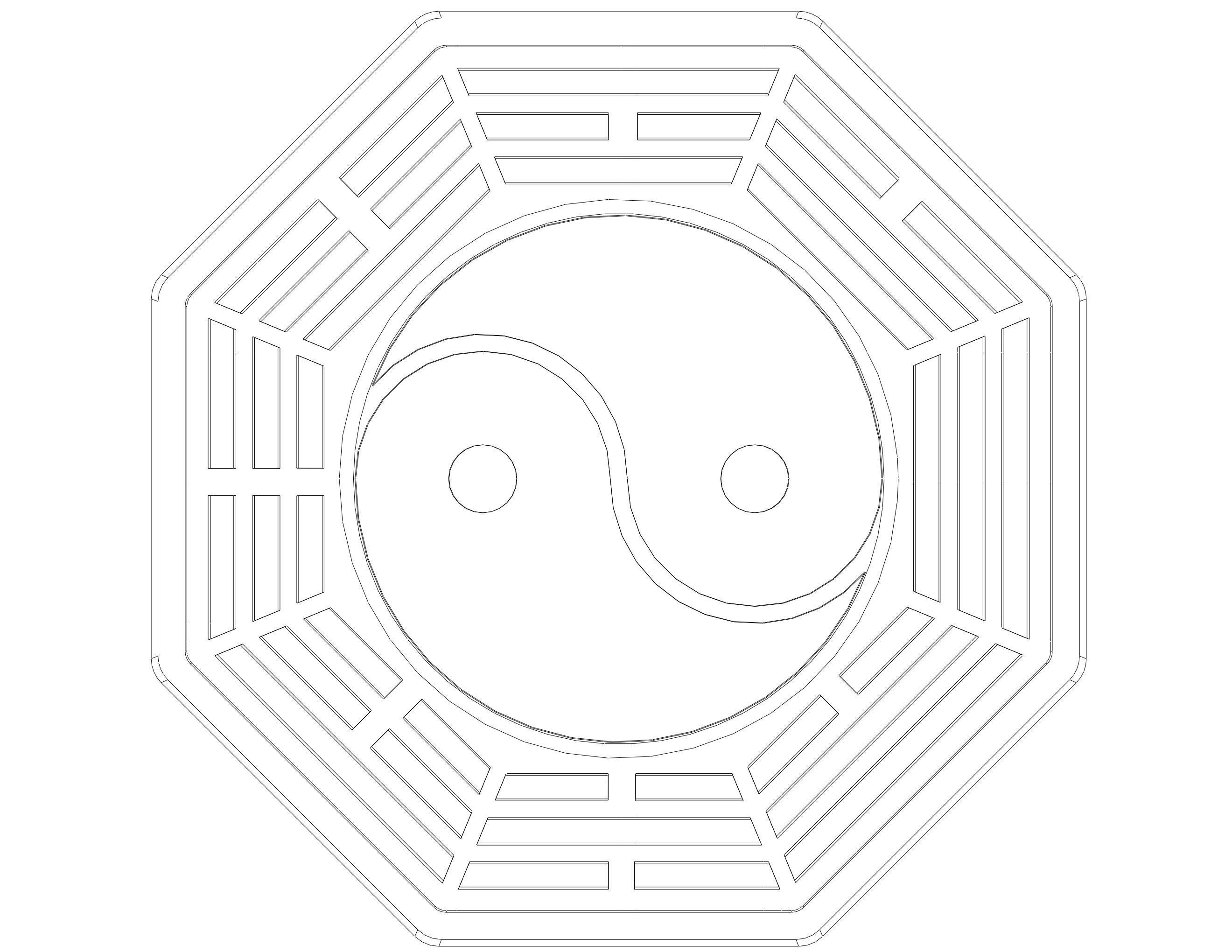 Chinese Taiji and Bagua 3D print model_24