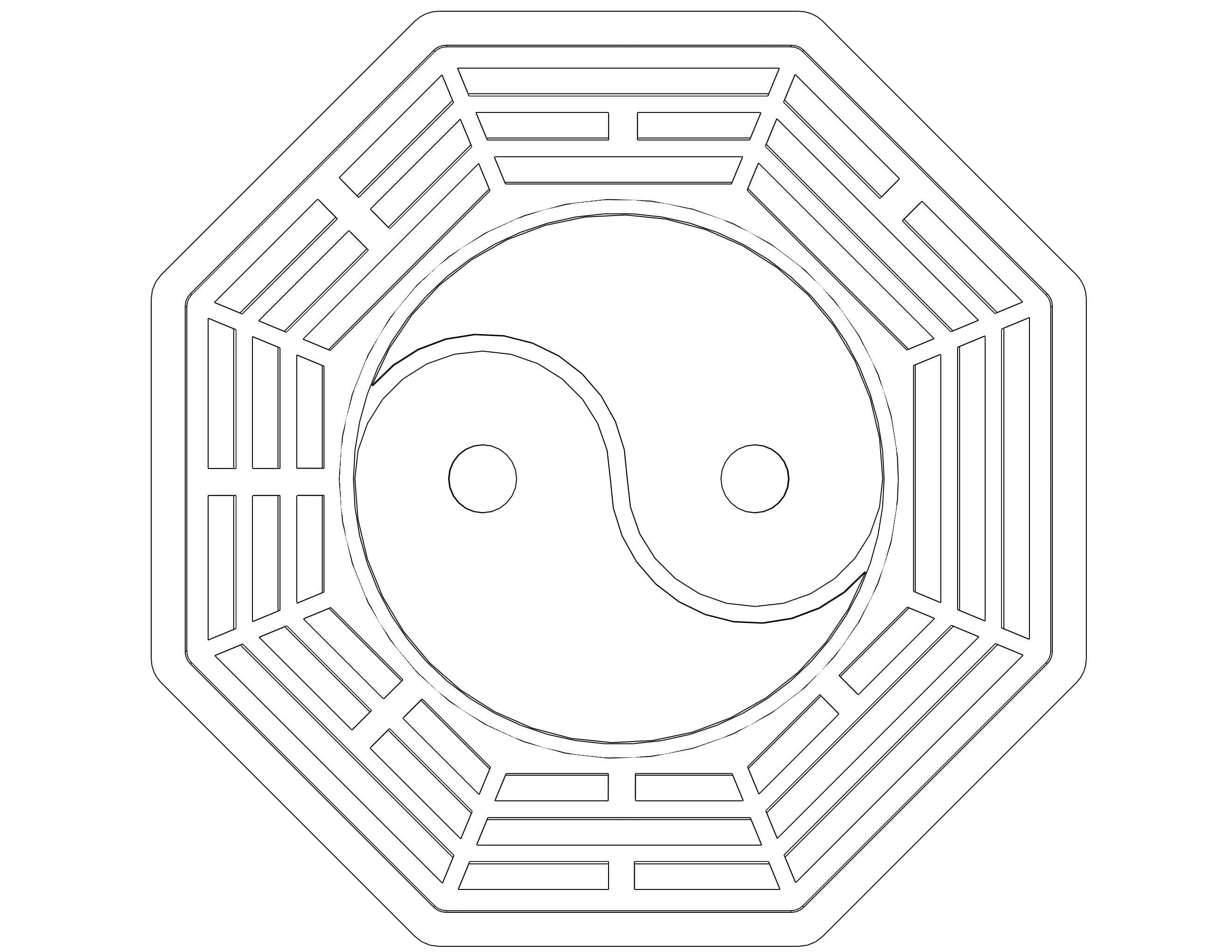 Chinese Taiji and Bagua 3D print model_22