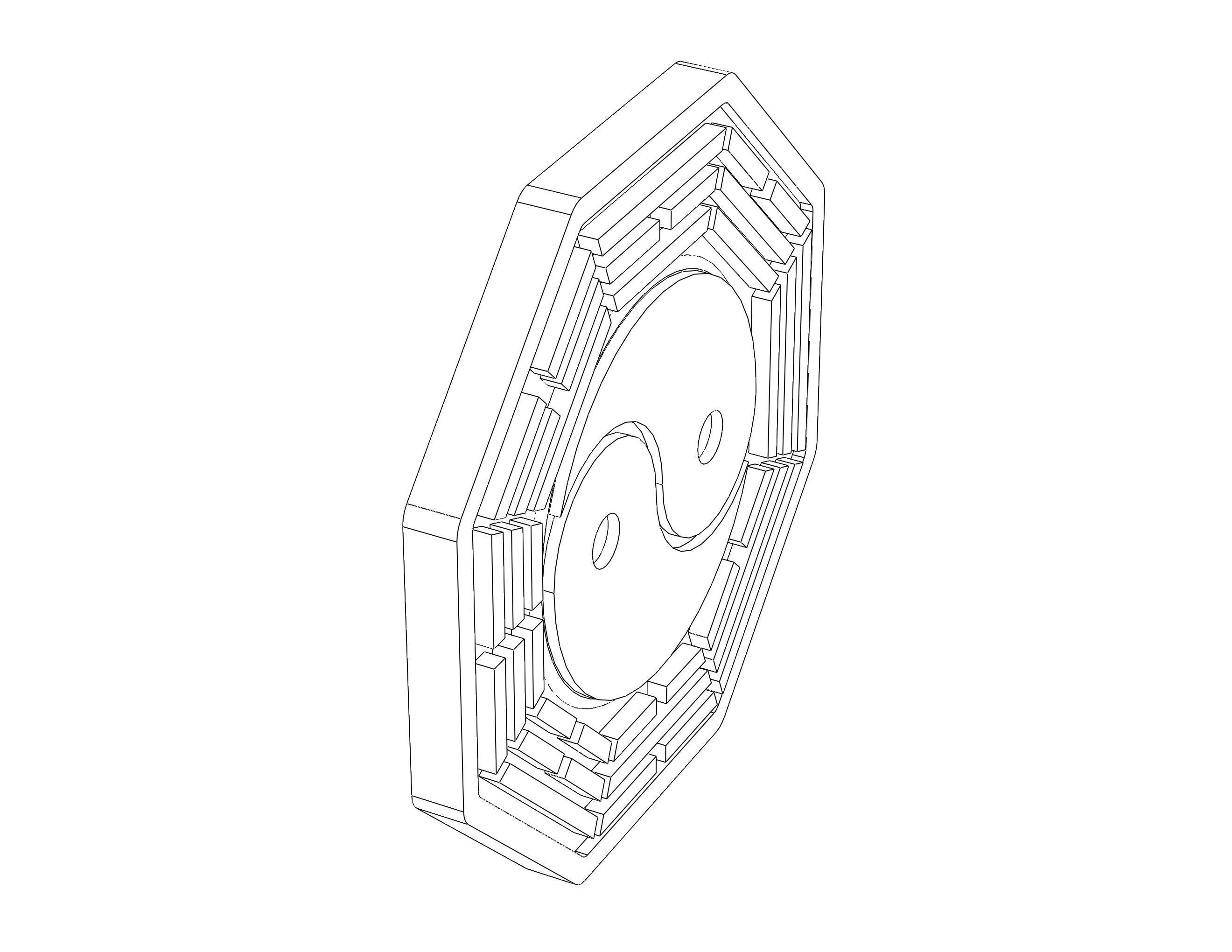 Chinese Taiji and Bagua 3D print model_10