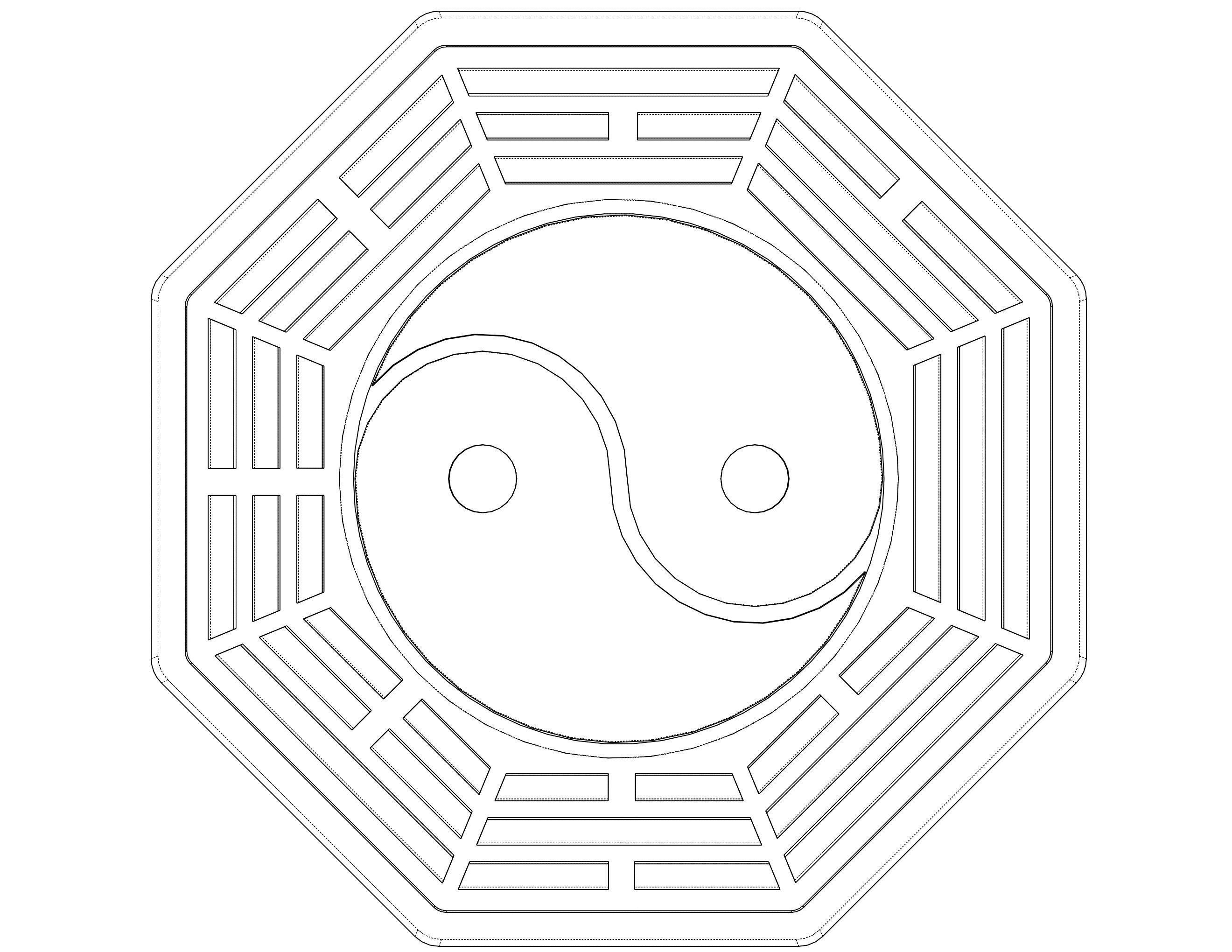 Chinese Taiji and Bagua 3D print model_23