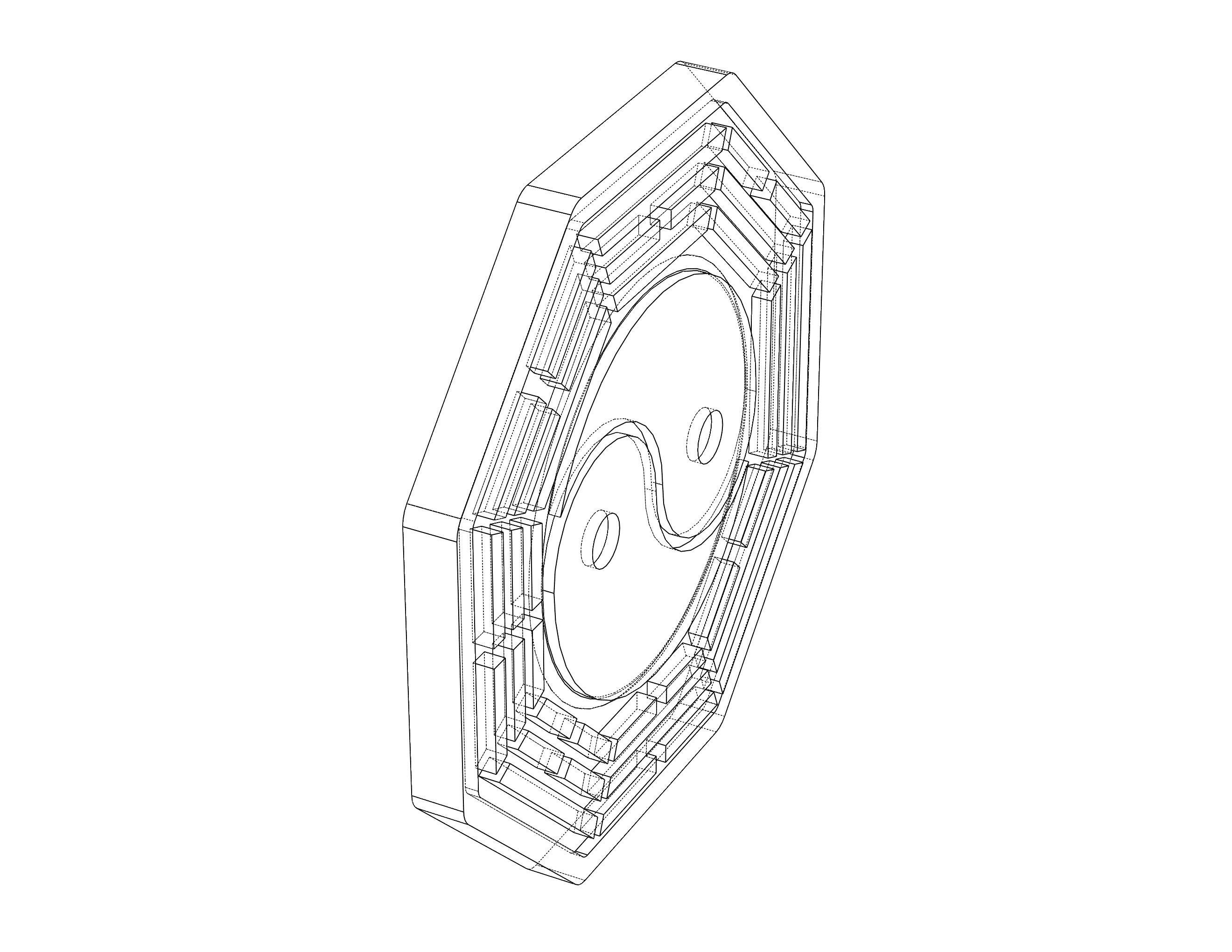 Chinese Taiji and Bagua 3D print model_11