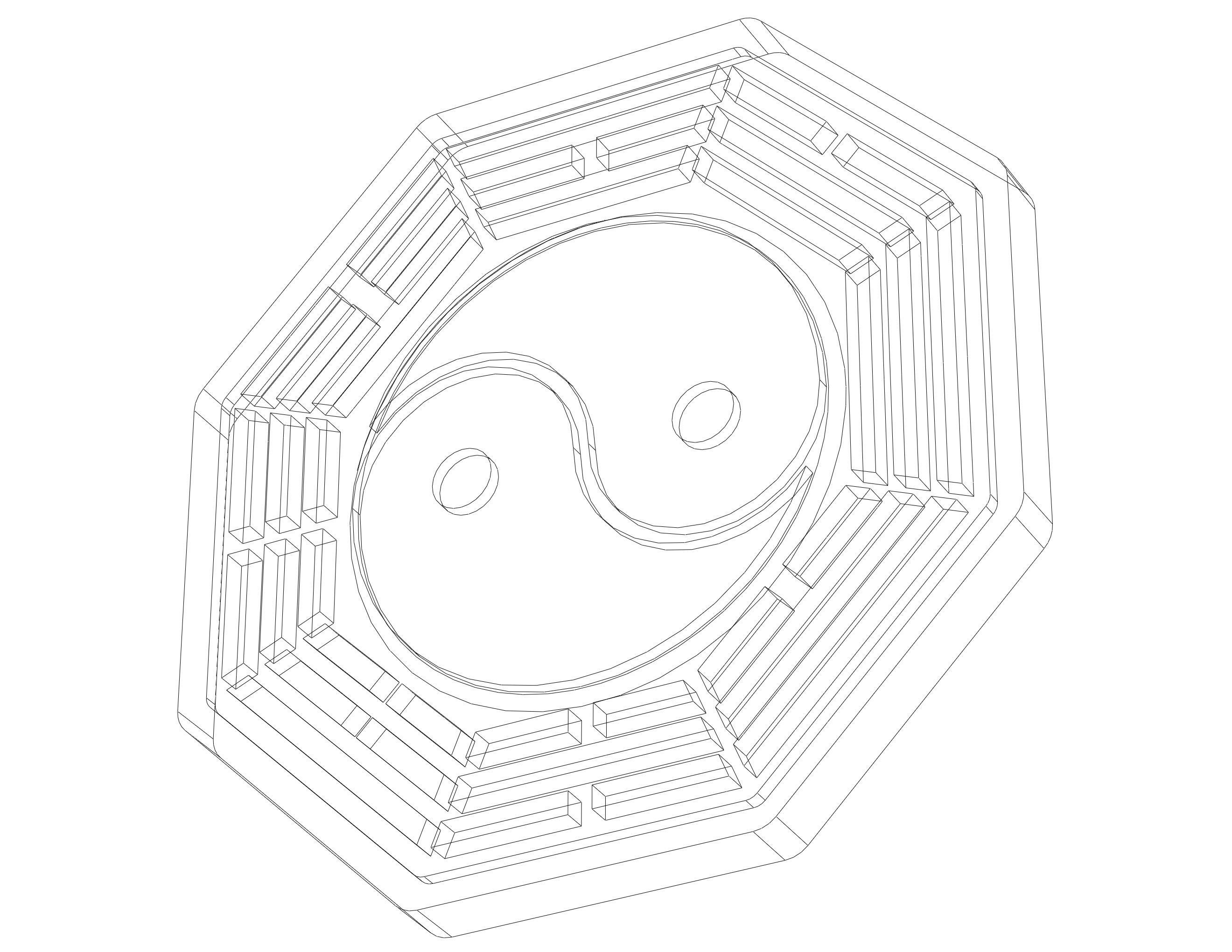 Chinese Taiji and Bagua 3D print model_36
