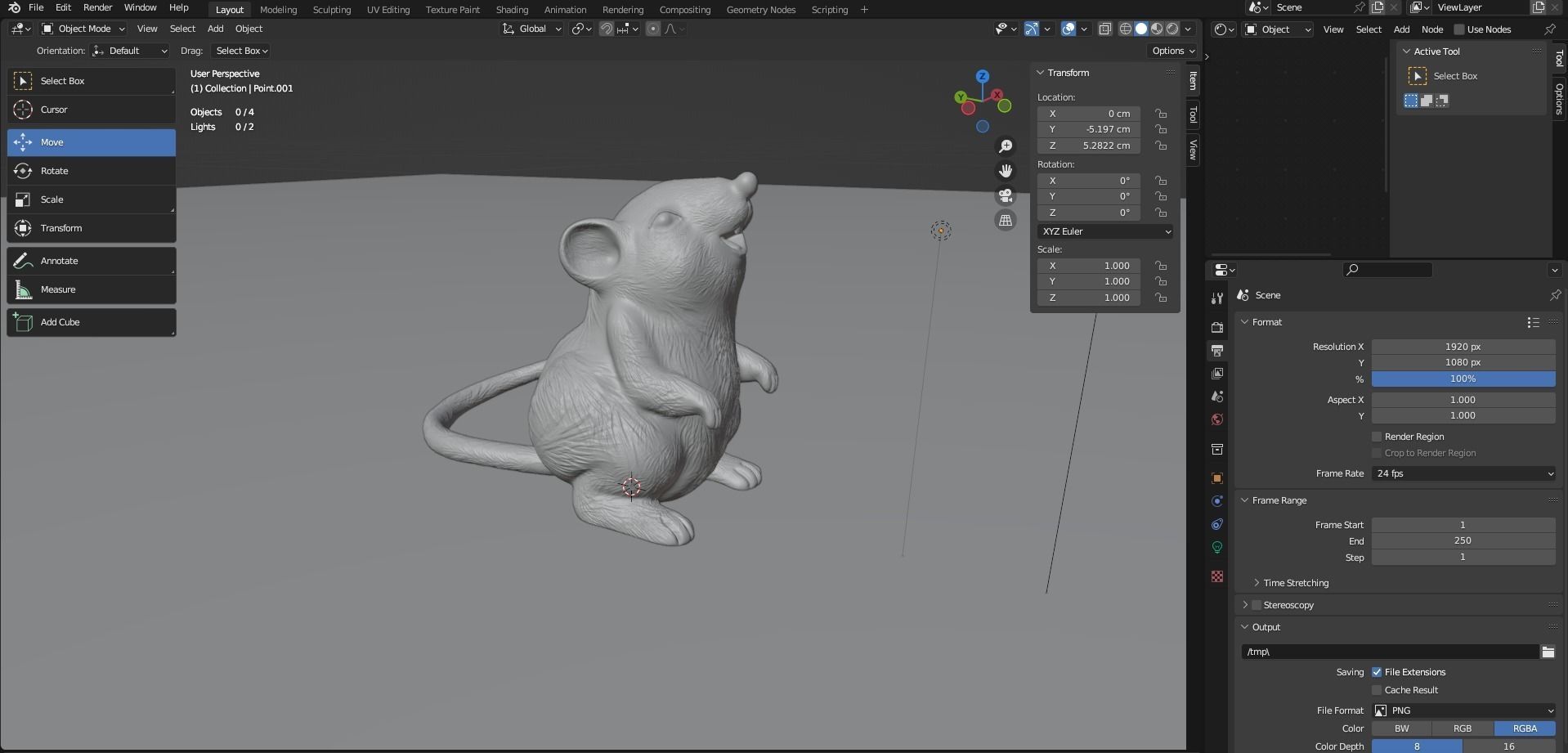 Mouse rat 3D print model 3D model 3D printable | CGTrader