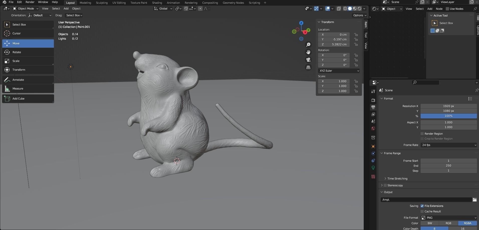 Mouse rat 3D print model 3D model 3D printable | CGTrader