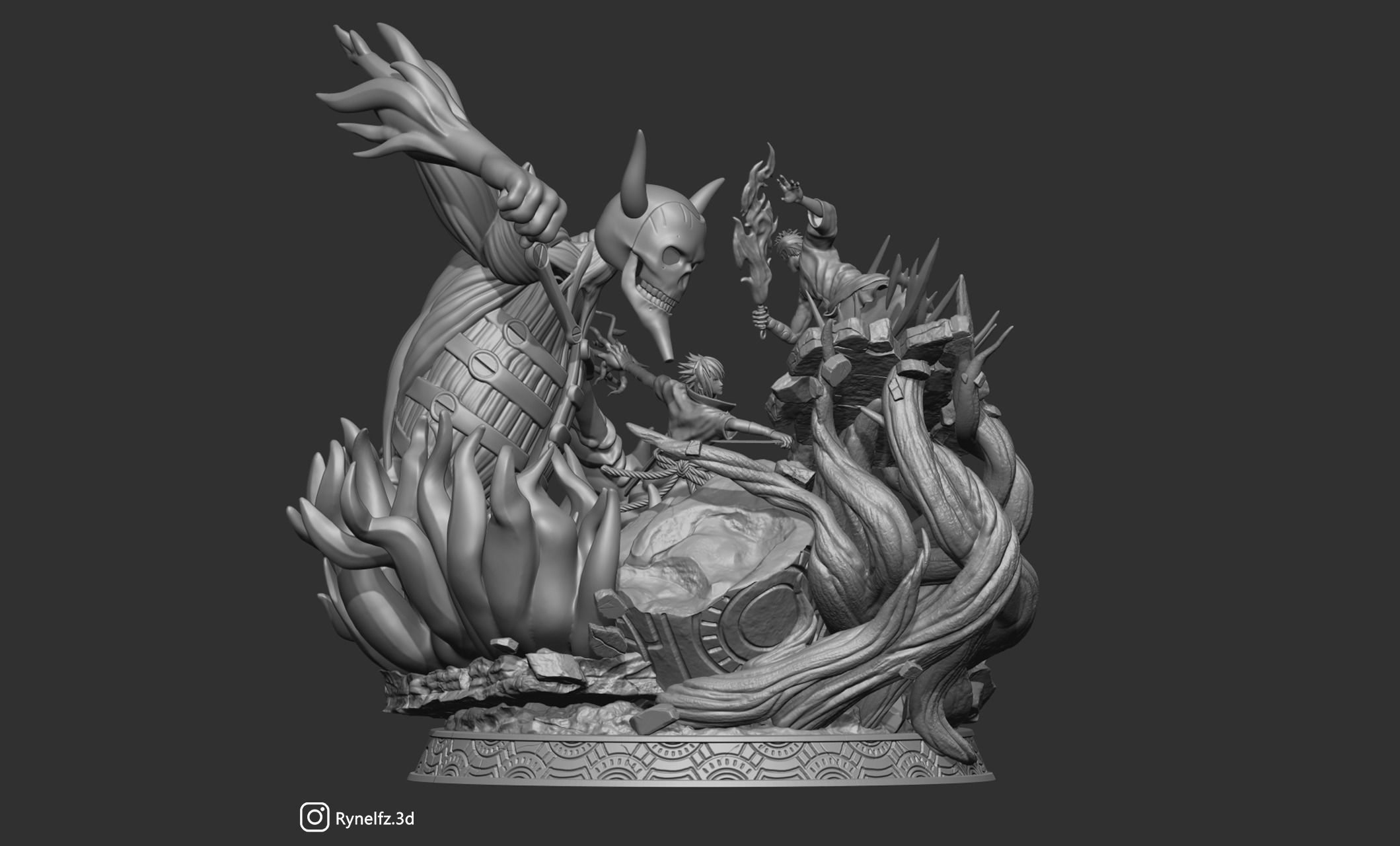 Sasuke vs Danzo Izanagi 3D print model 3D print model_8