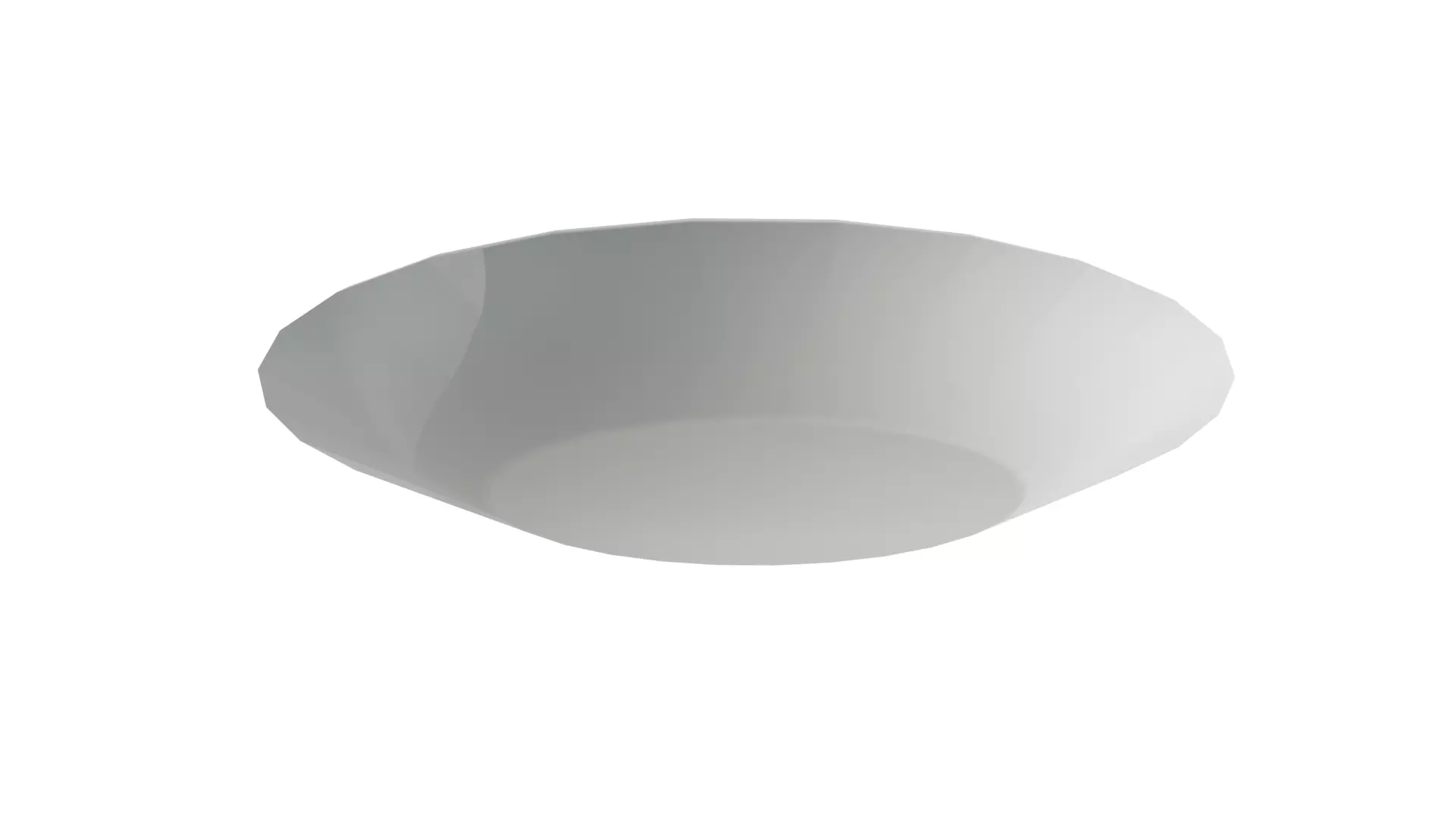 Topi Piring Low-poly 3D model_0