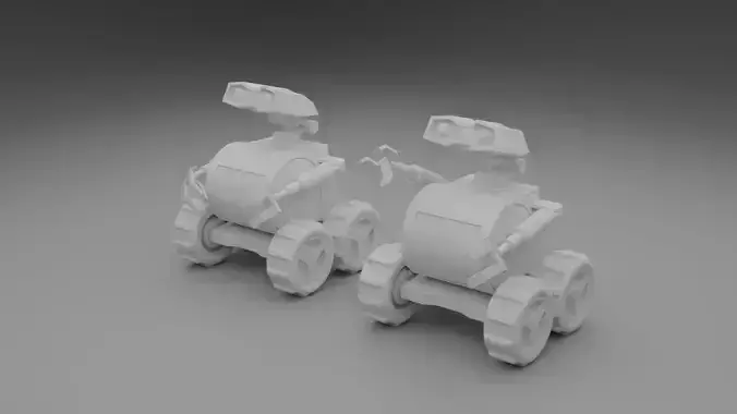 3D printable robot 3D print model