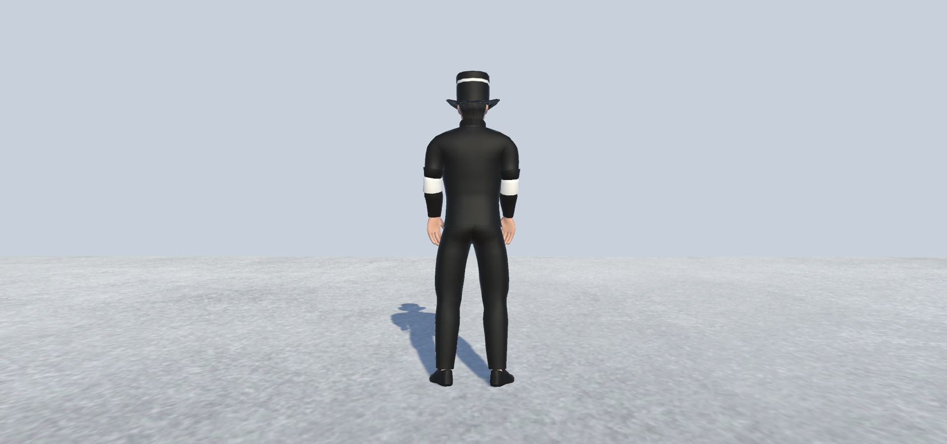 Magician Avatar Rigged Low-poly 3D model_2