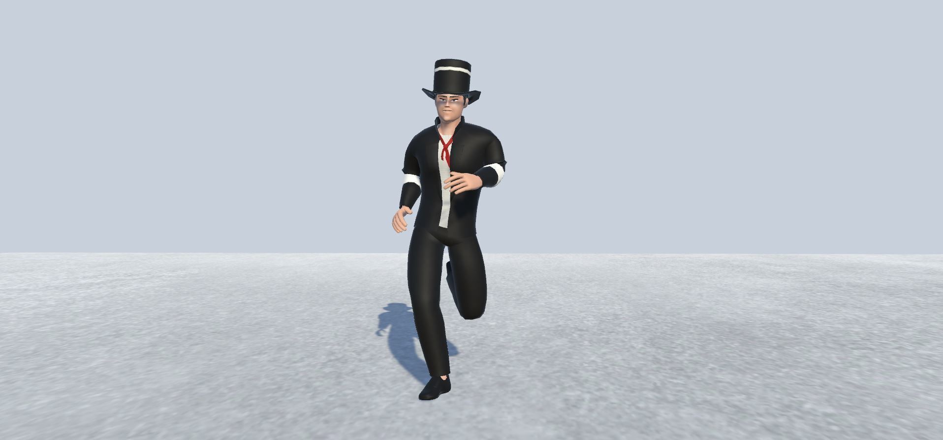 Magician Avatar Rigged Low-poly 3D model_6
