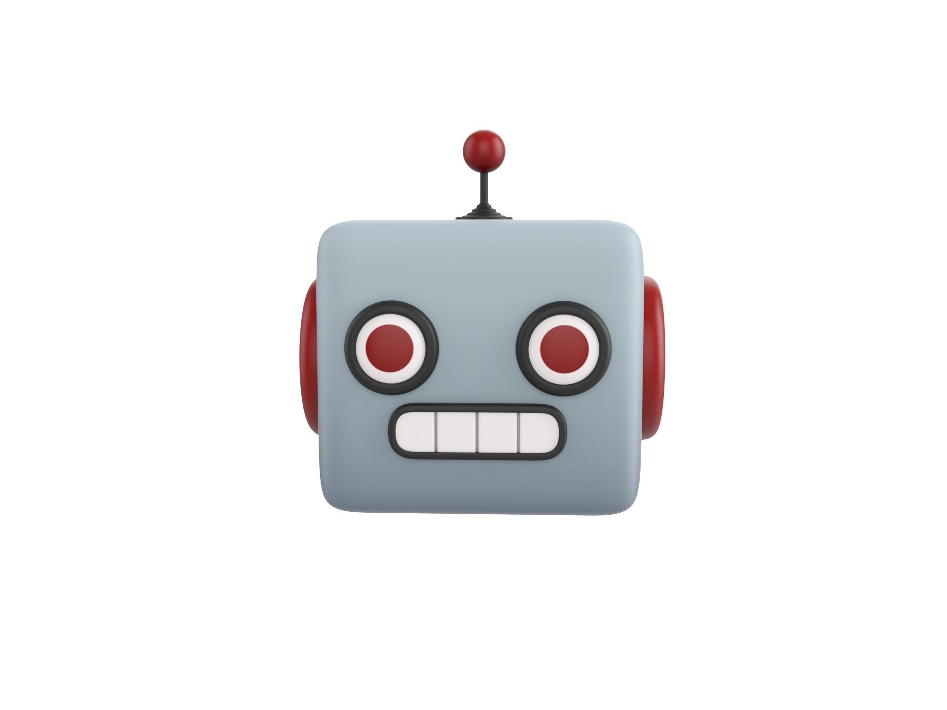 Prop266 Robot Head 3D model_1