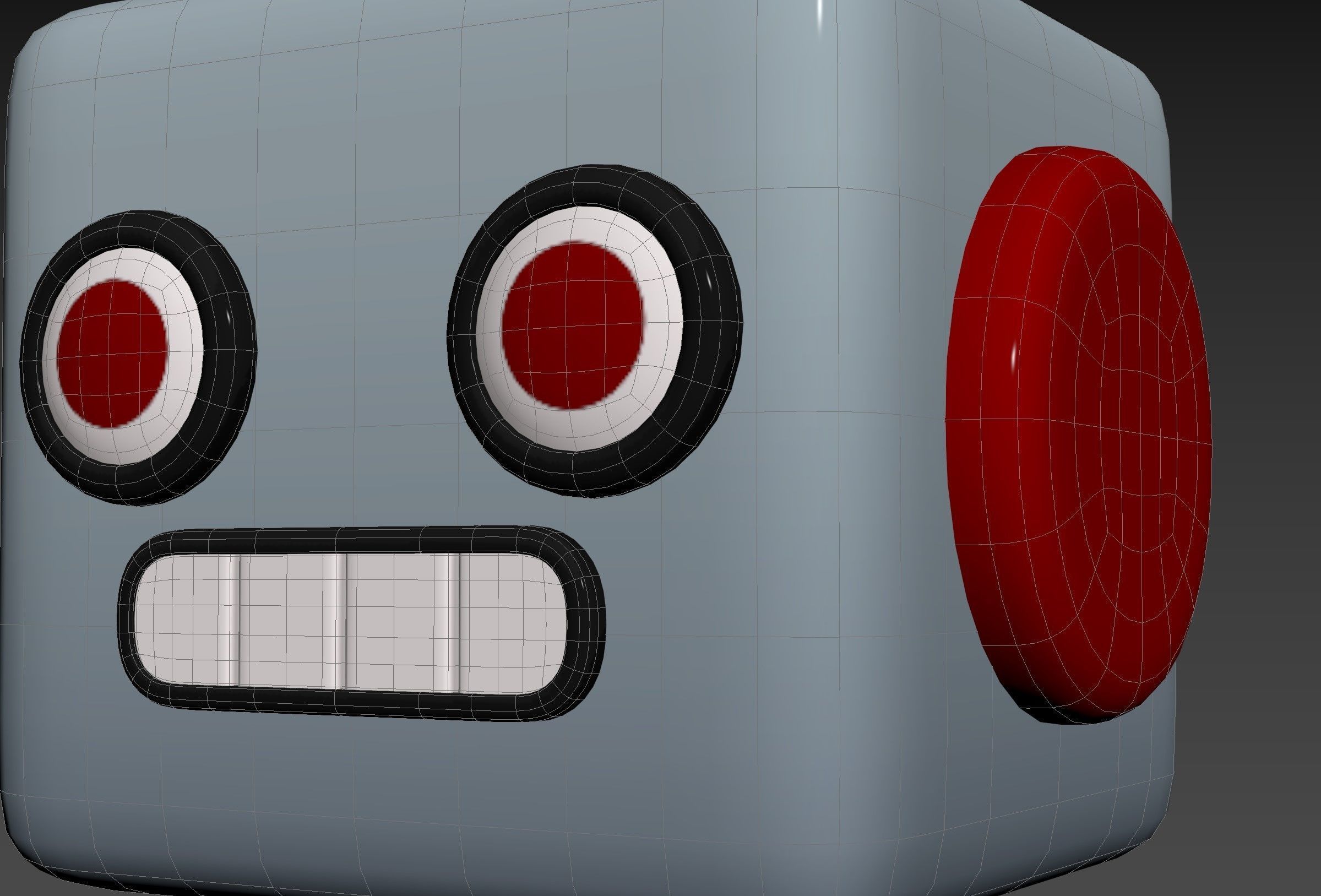 Prop266 Robot Head 3D model_34