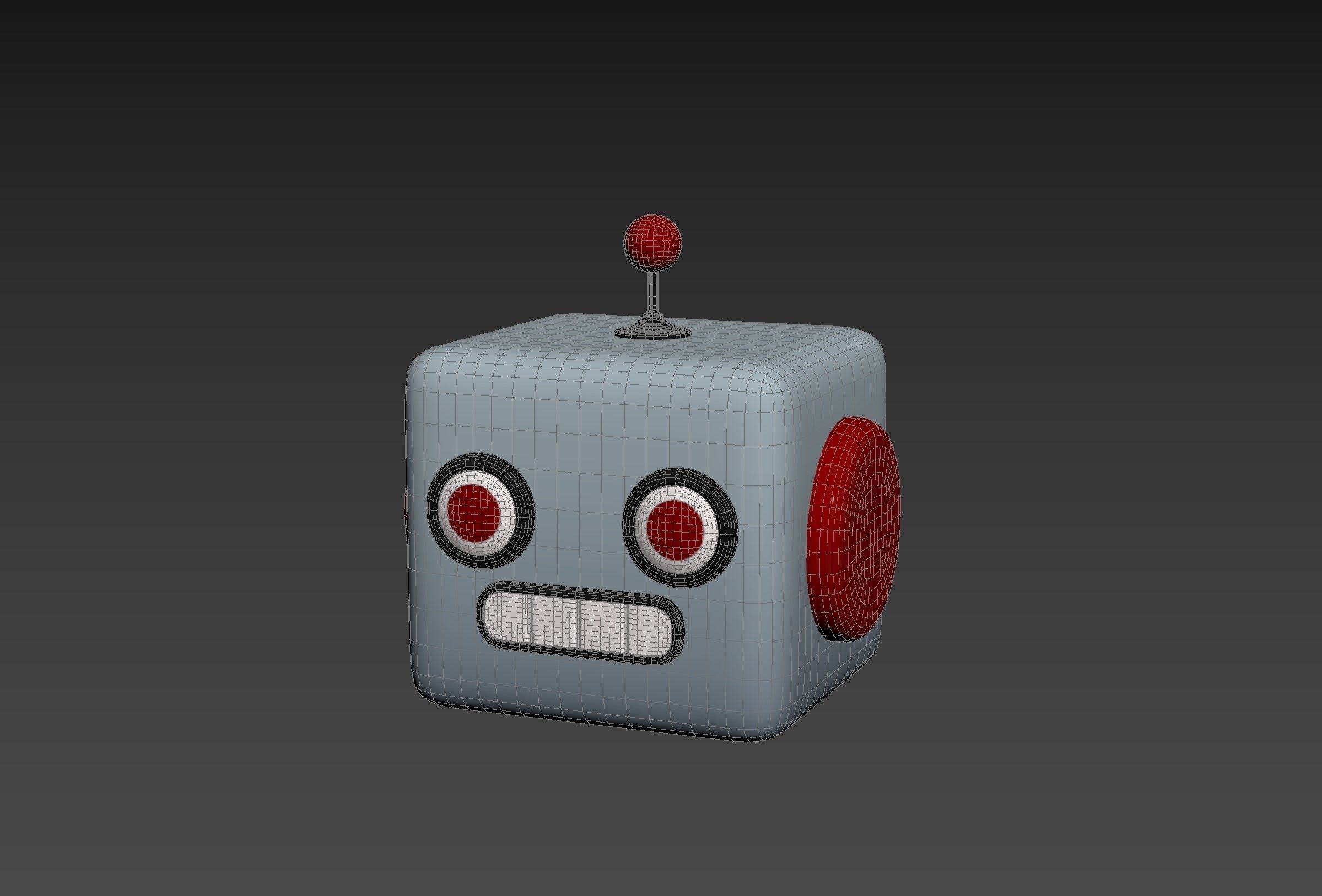 Prop266 Robot Head 3D model_23