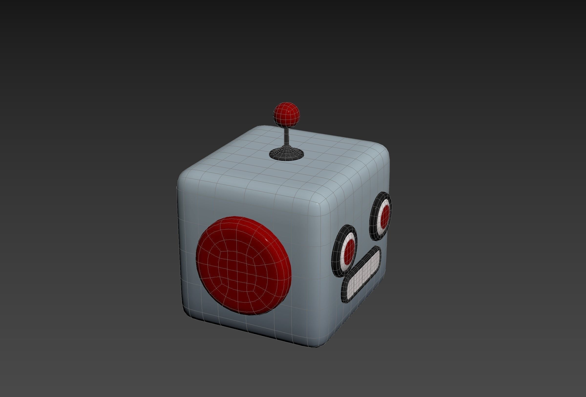 Prop266 Robot Head 3D model_26