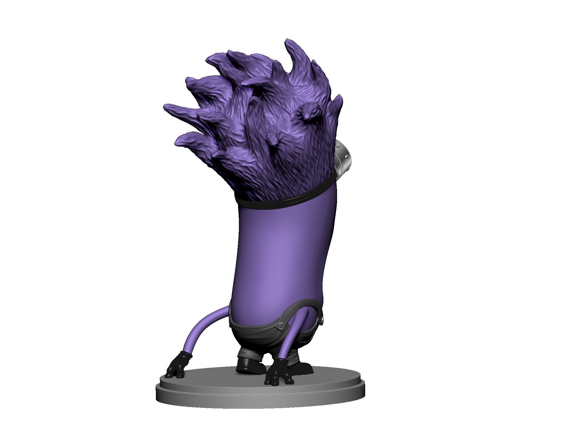  Purple mutated minions for 3d print STL 3D print model_4