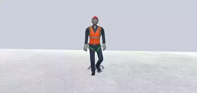 Electrician Avatar Rigged 