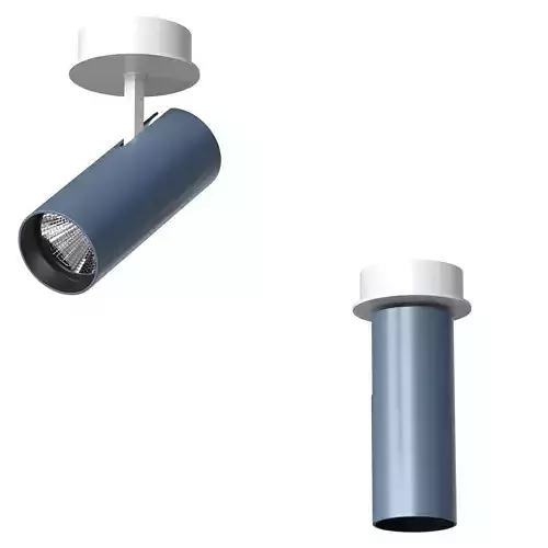 BO semi recessed surface Low-poly 3D model