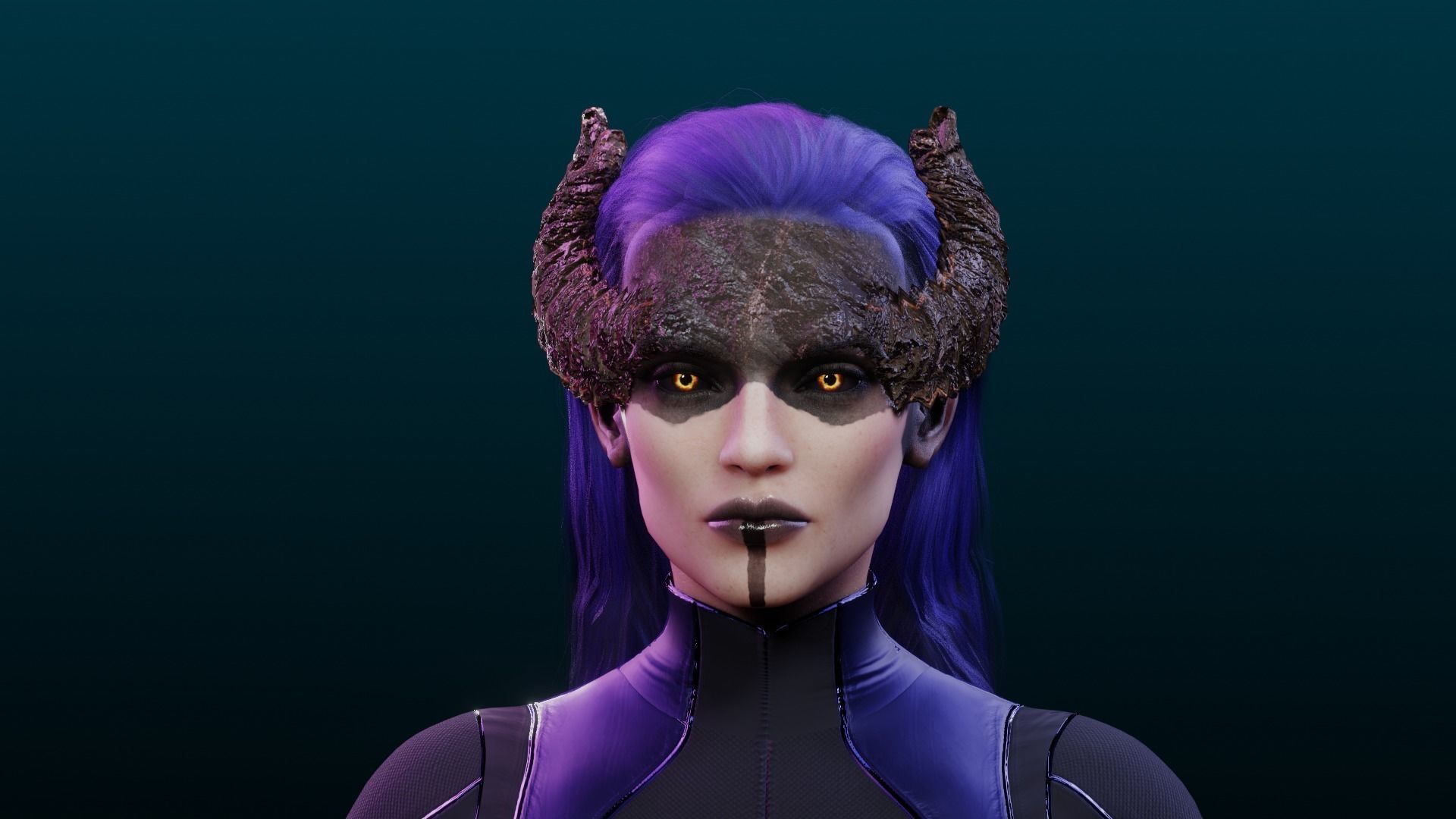 proxima midnight from infinity war 3D model_7