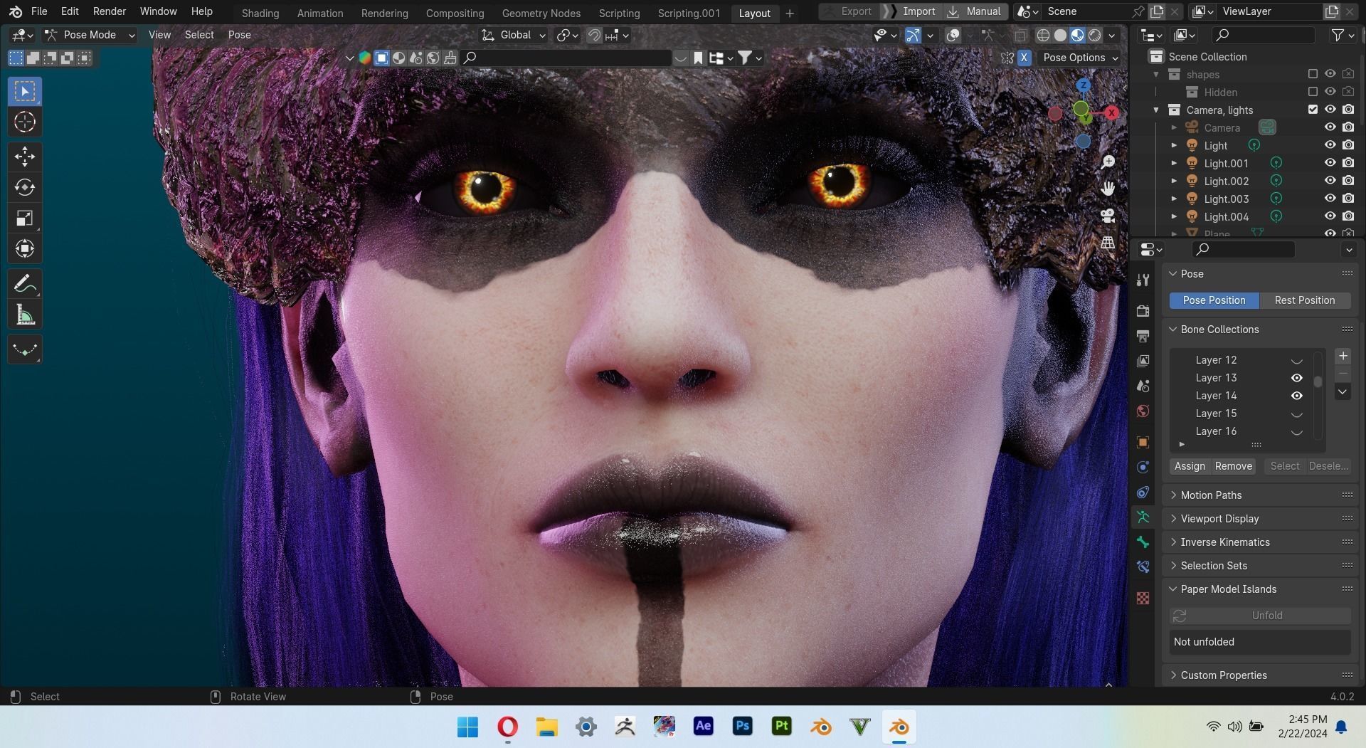 proxima midnight from infinity war 3D model_15