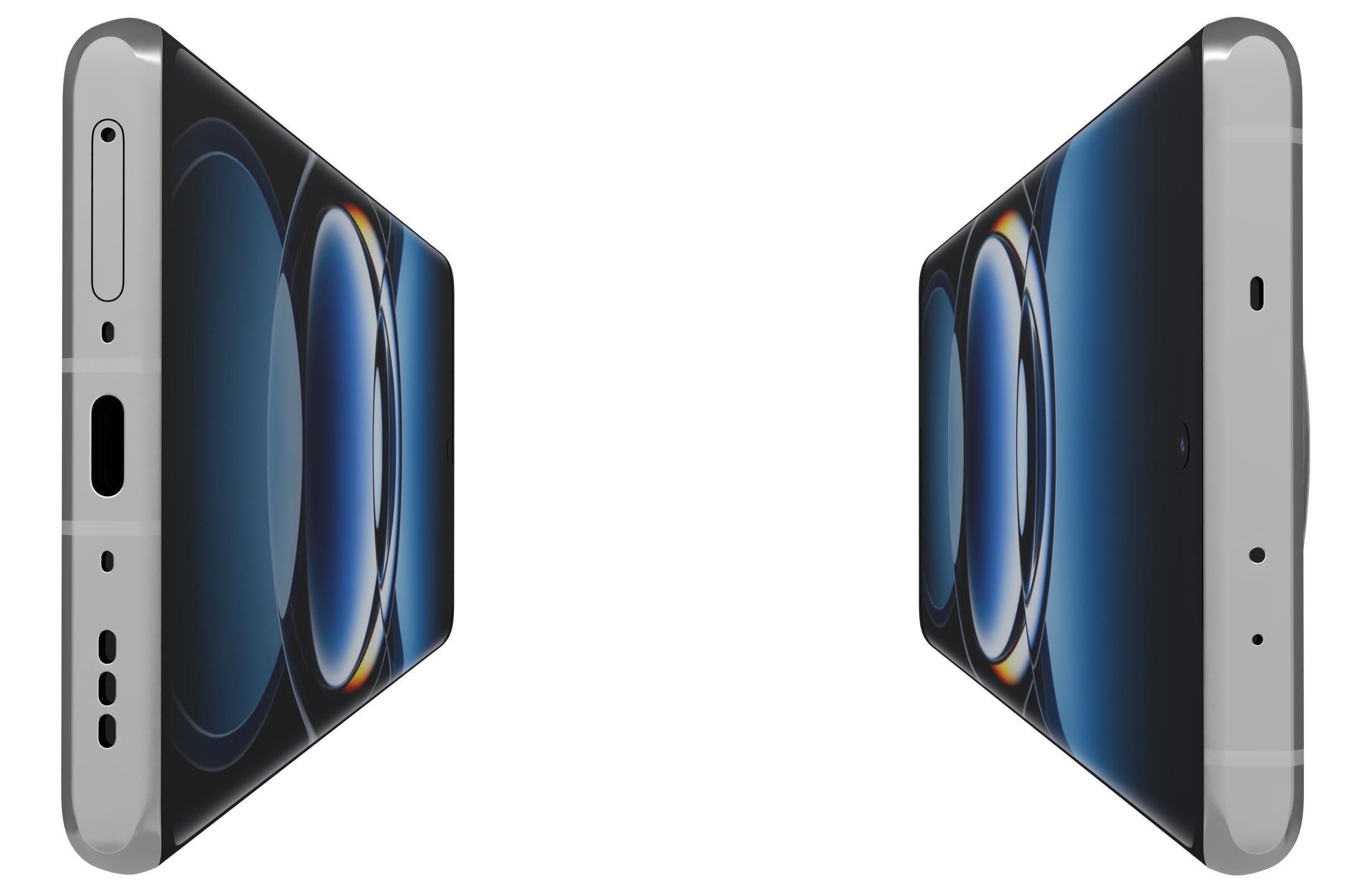 Oppo Find X7 Orange 3D model_14