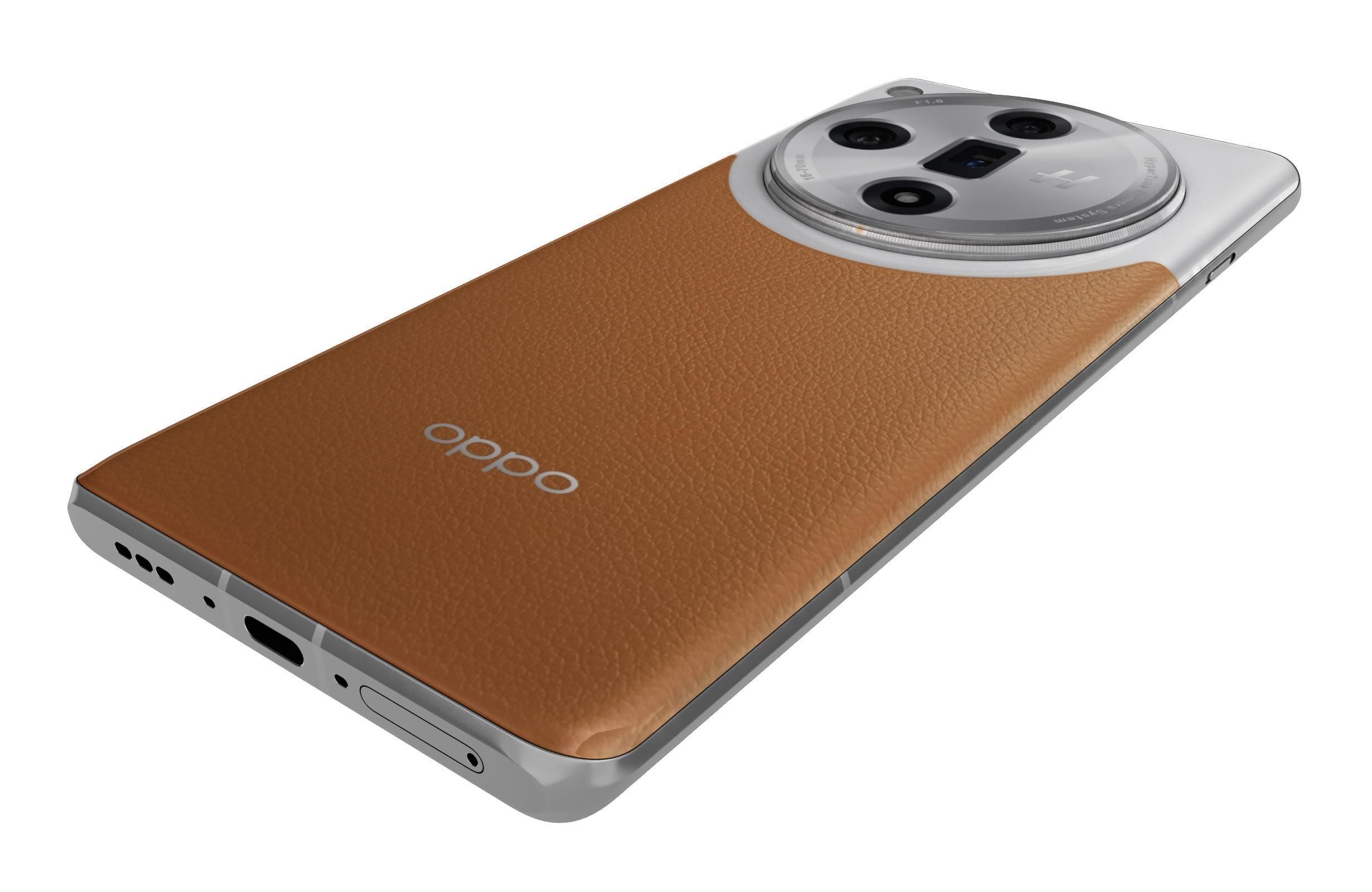 Oppo Find X7 Orange 3D model_5