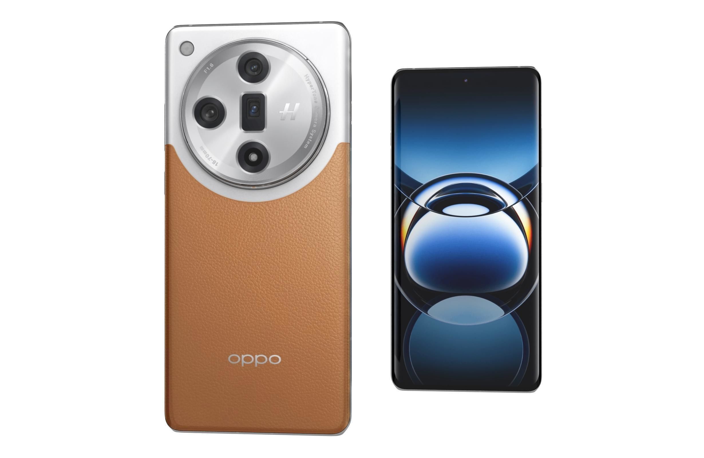 Oppo Find X7 Orange 3D model_13