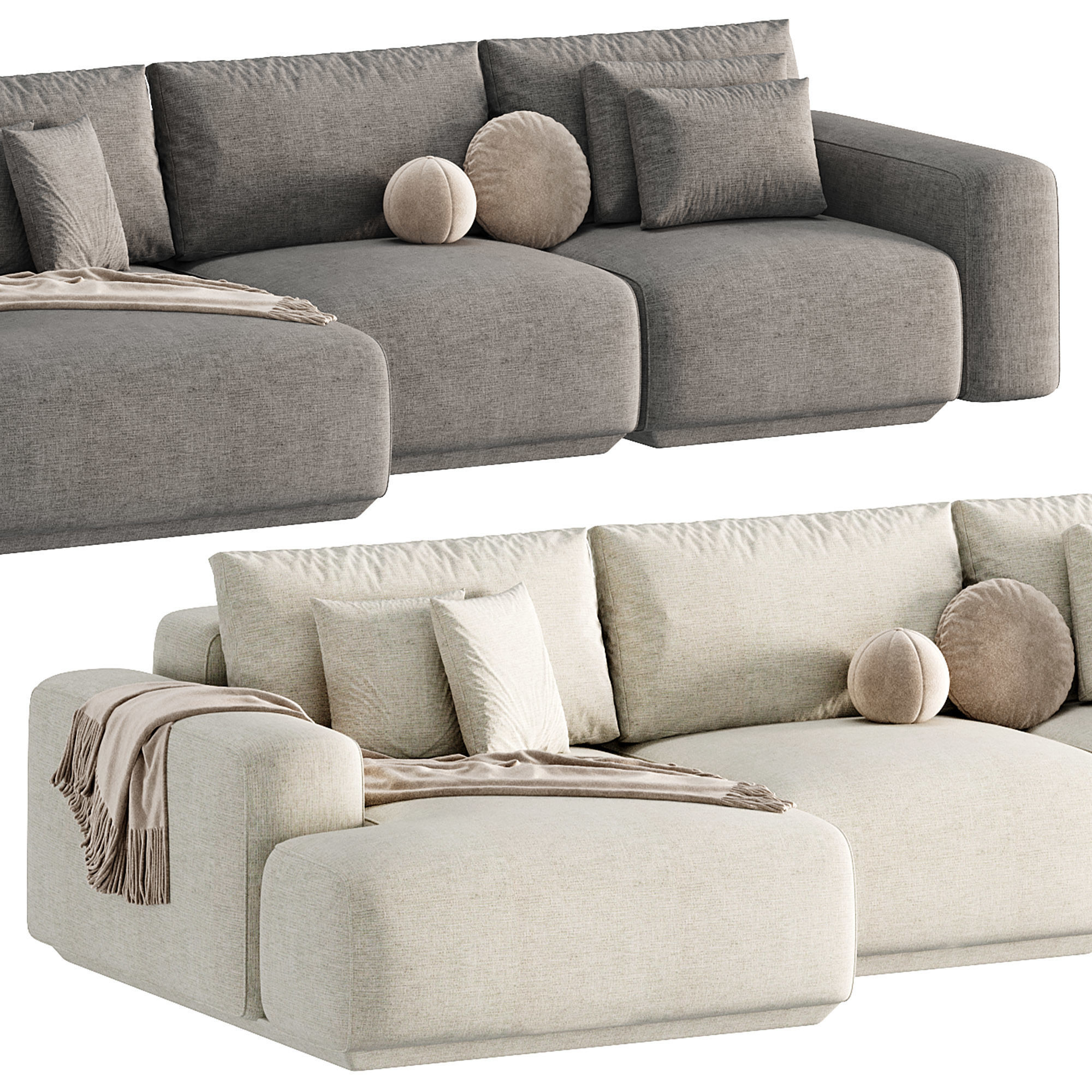 Grant Sofa 3D model_3