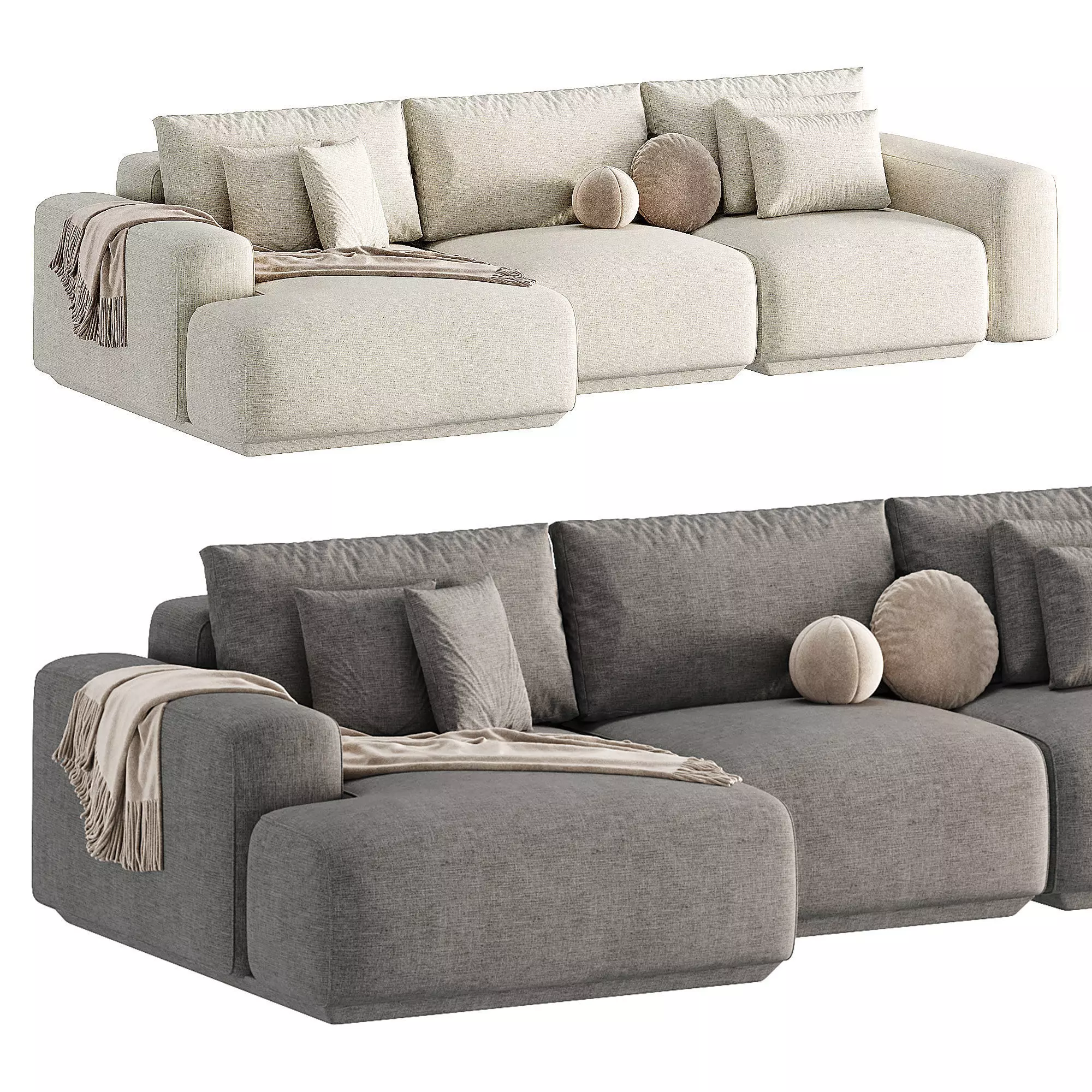 Grant Sofa 3D model_0