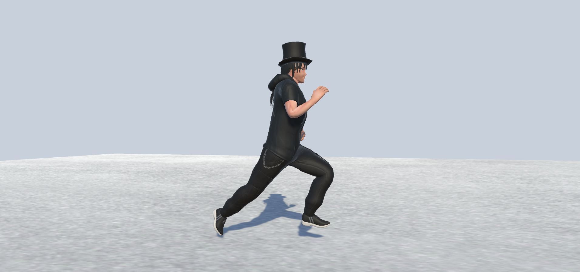 Guitar player Avatar Rigged  Low-poly 3D model_6