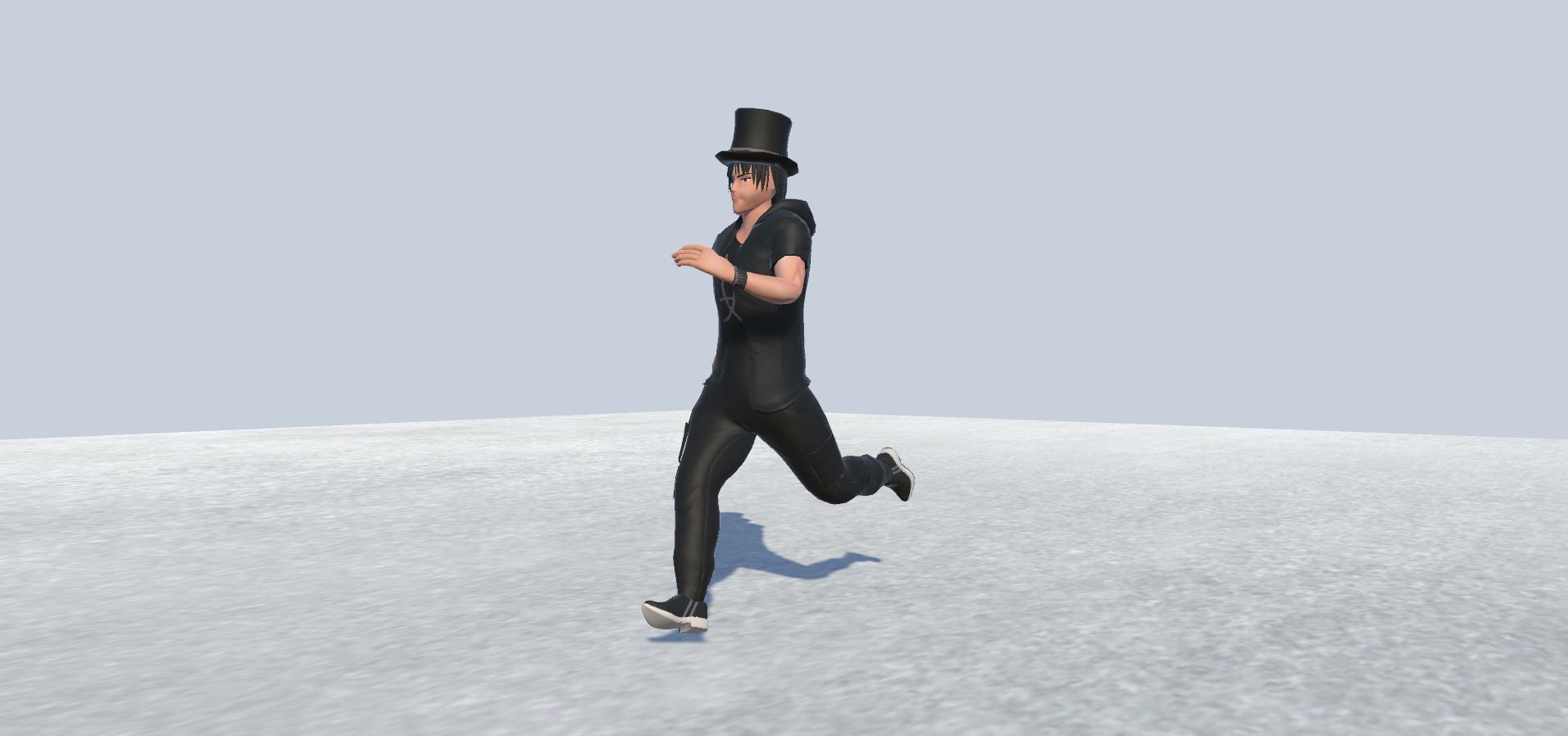 Guitar player Avatar Rigged  Low-poly 3D model_8