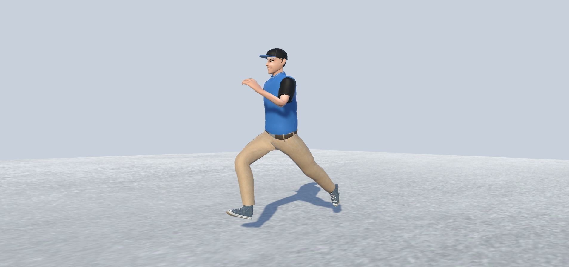 Pizza Delivery Boy Avatar Rigged  Low-poly 3D model_6