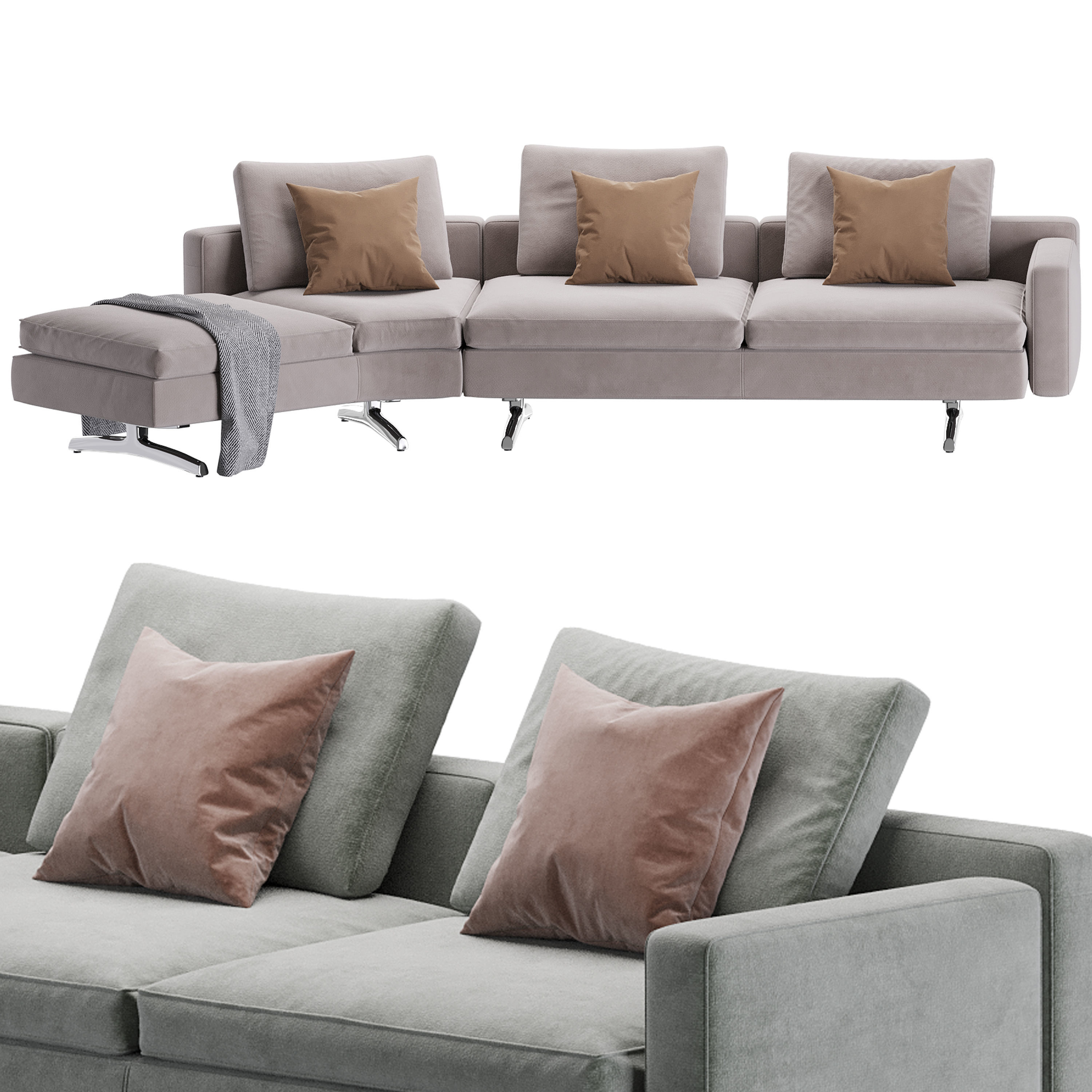 In the Mood sofa 3D model_4