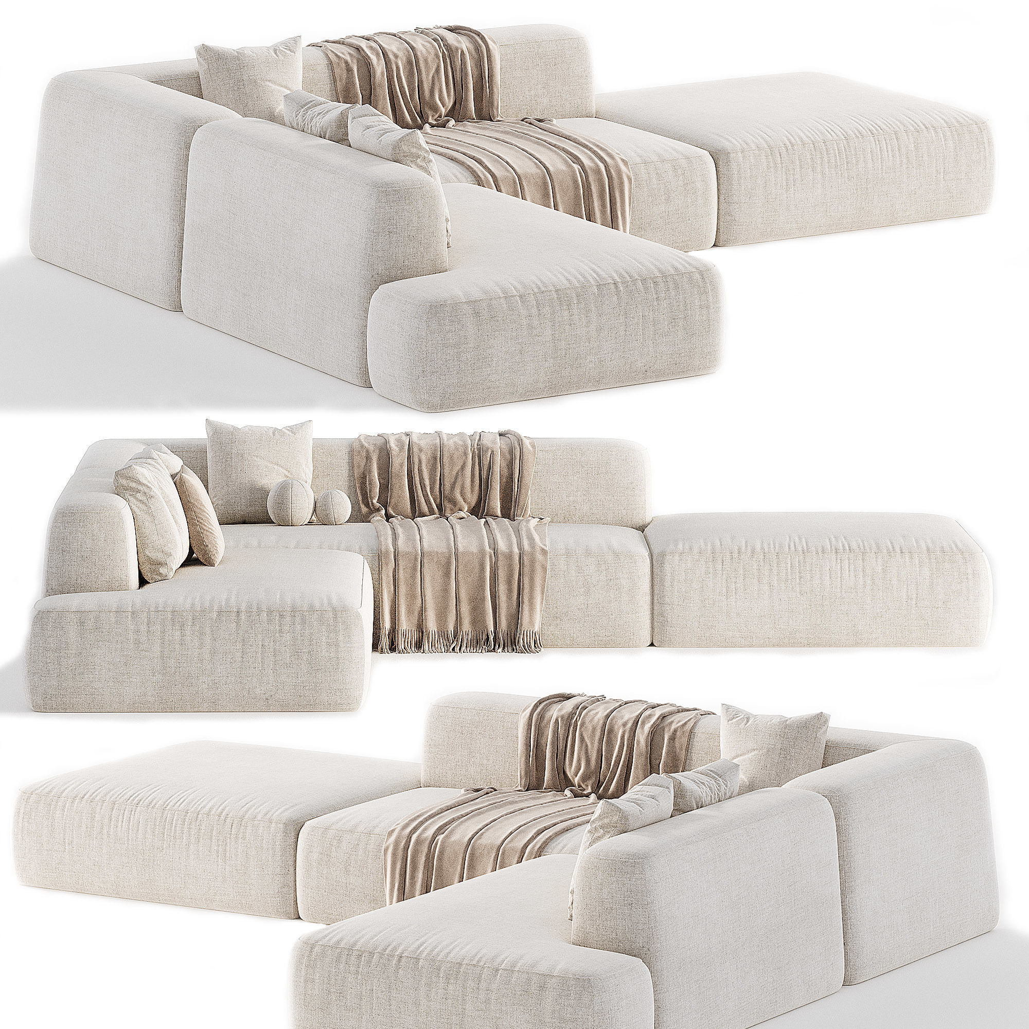 Lemamobili Cloud Sofa 3D model_3