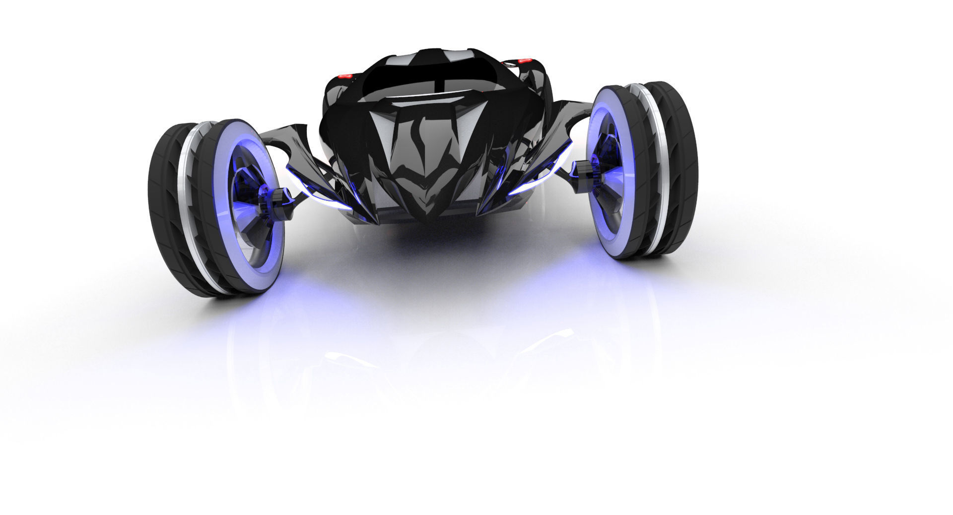 Space Model X 3D model_4