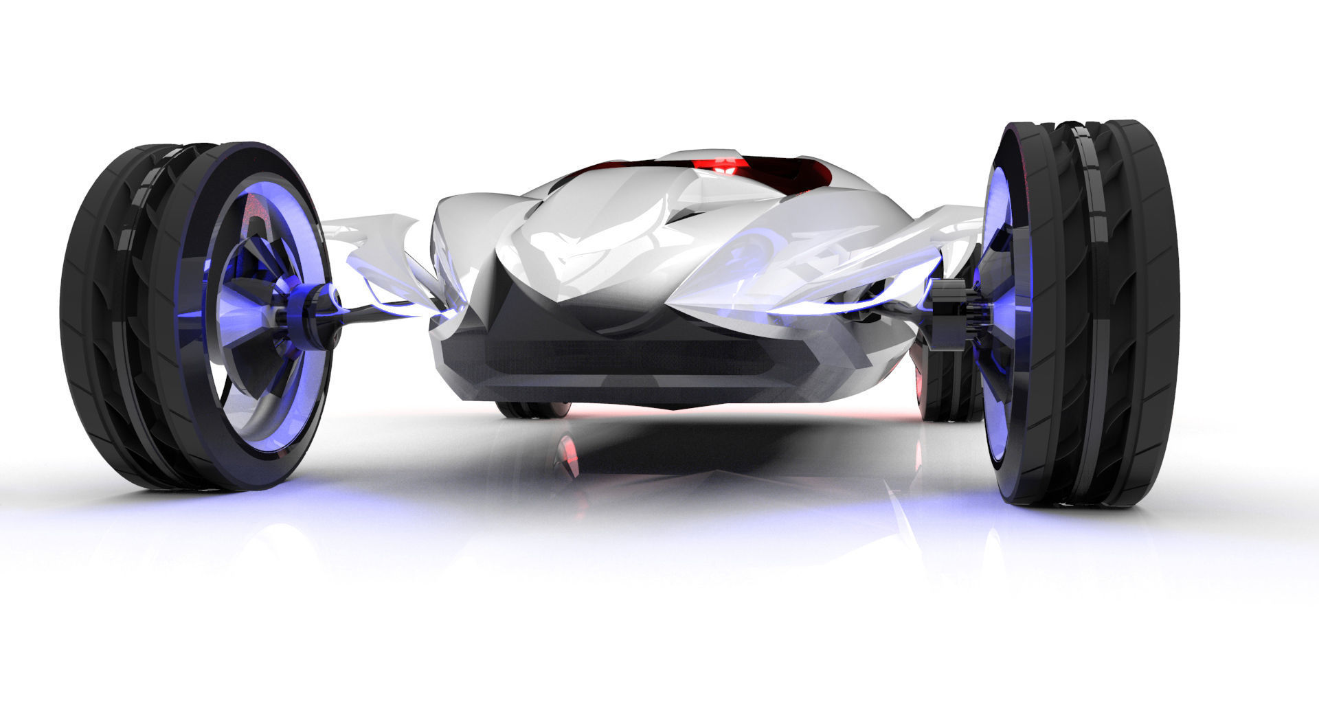 Space Model X 3D model_2