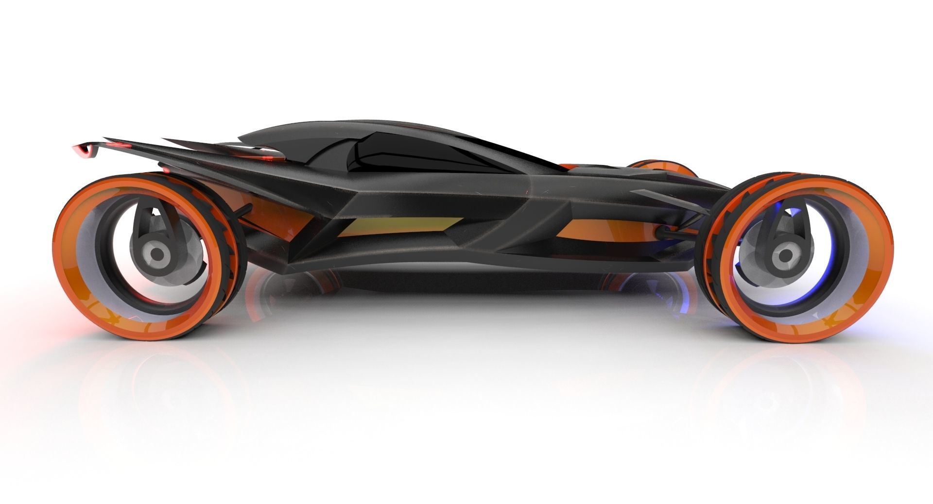 Space Model X 3D model_1