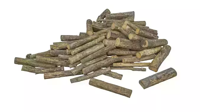 Scattered Wooden Beams