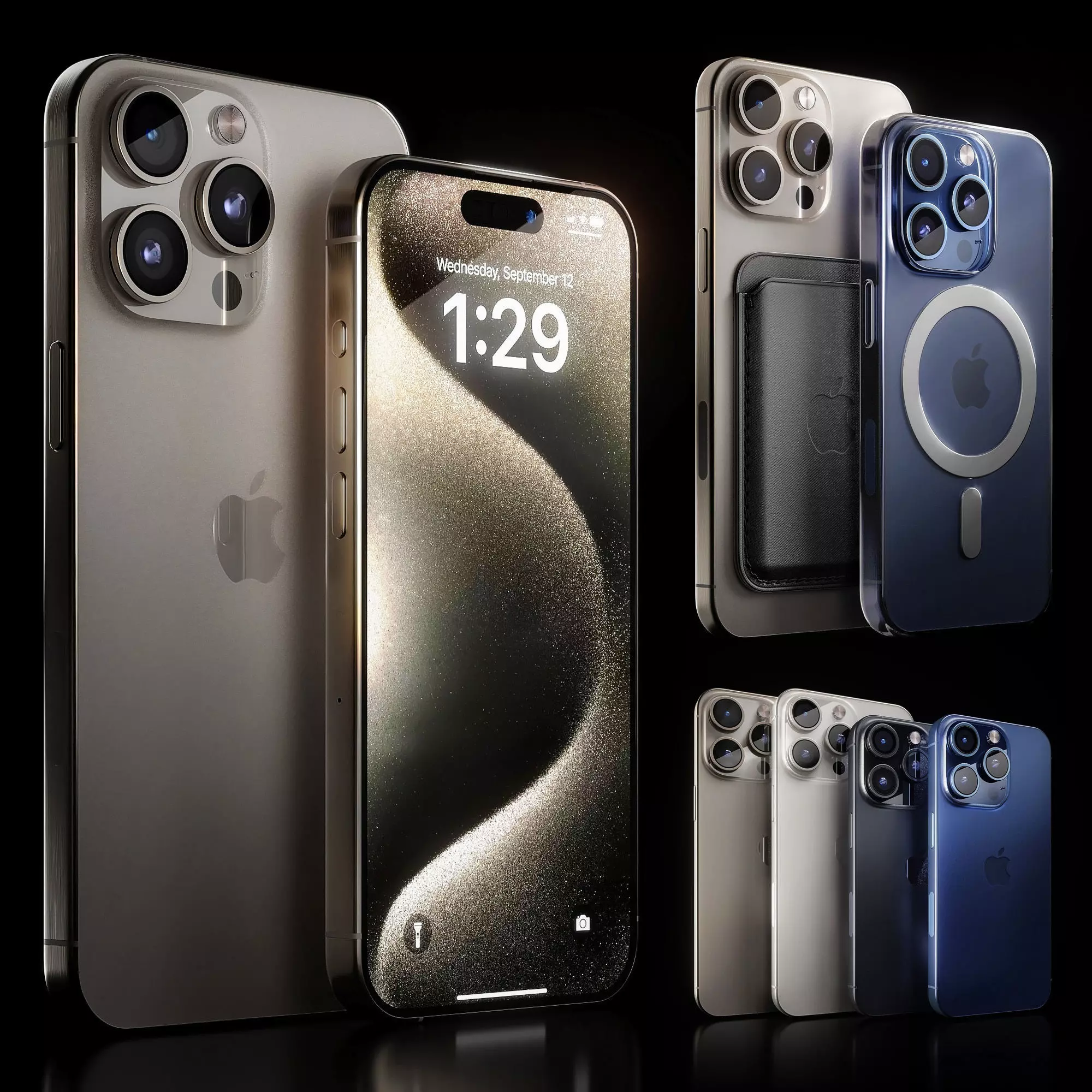 Apple iPhone 15 Pro 3D model
