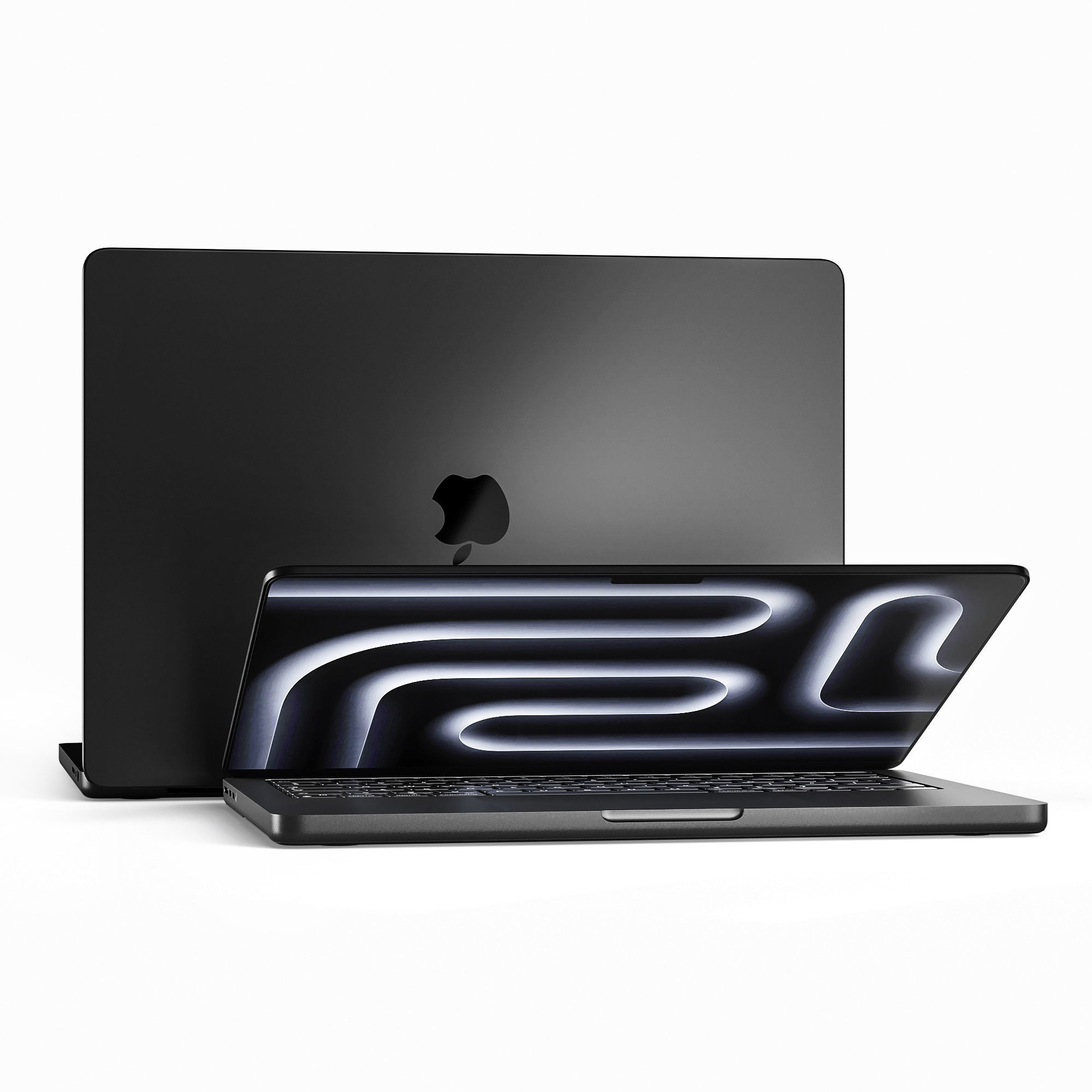 Apple MacBook Pro SpaceBlack 3D model_1