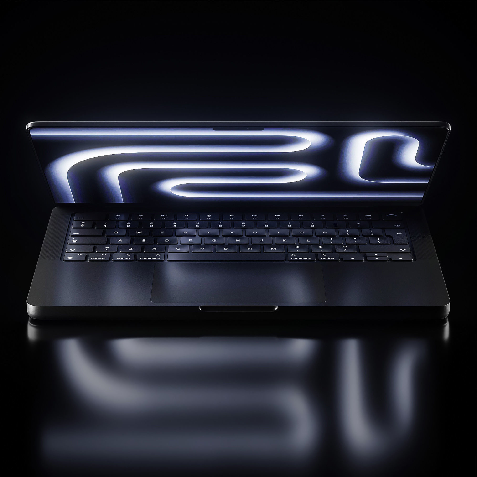 Apple MacBook Pro SpaceBlack 3D model_9