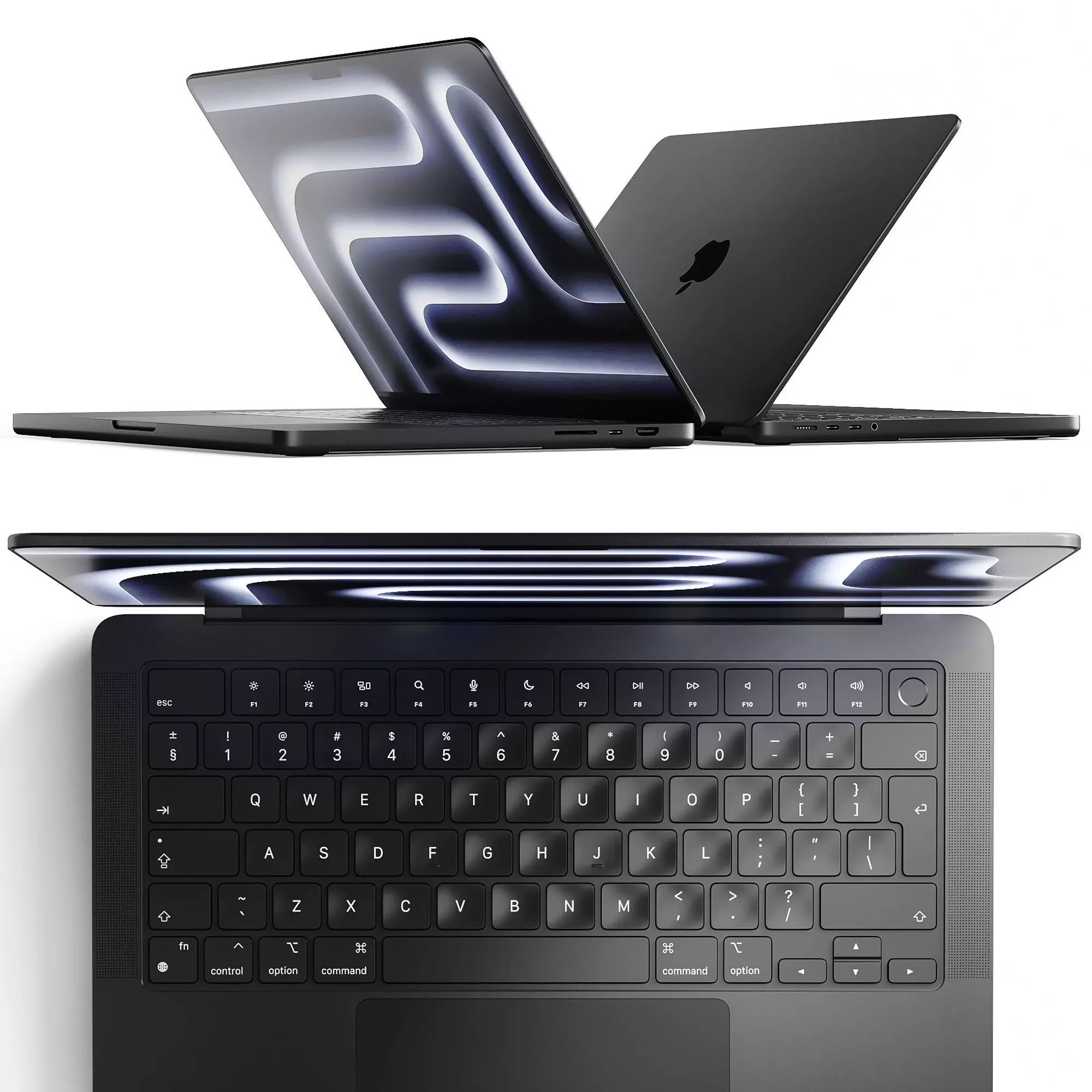 Apple MacBook Pro SpaceBlack 3D model_0