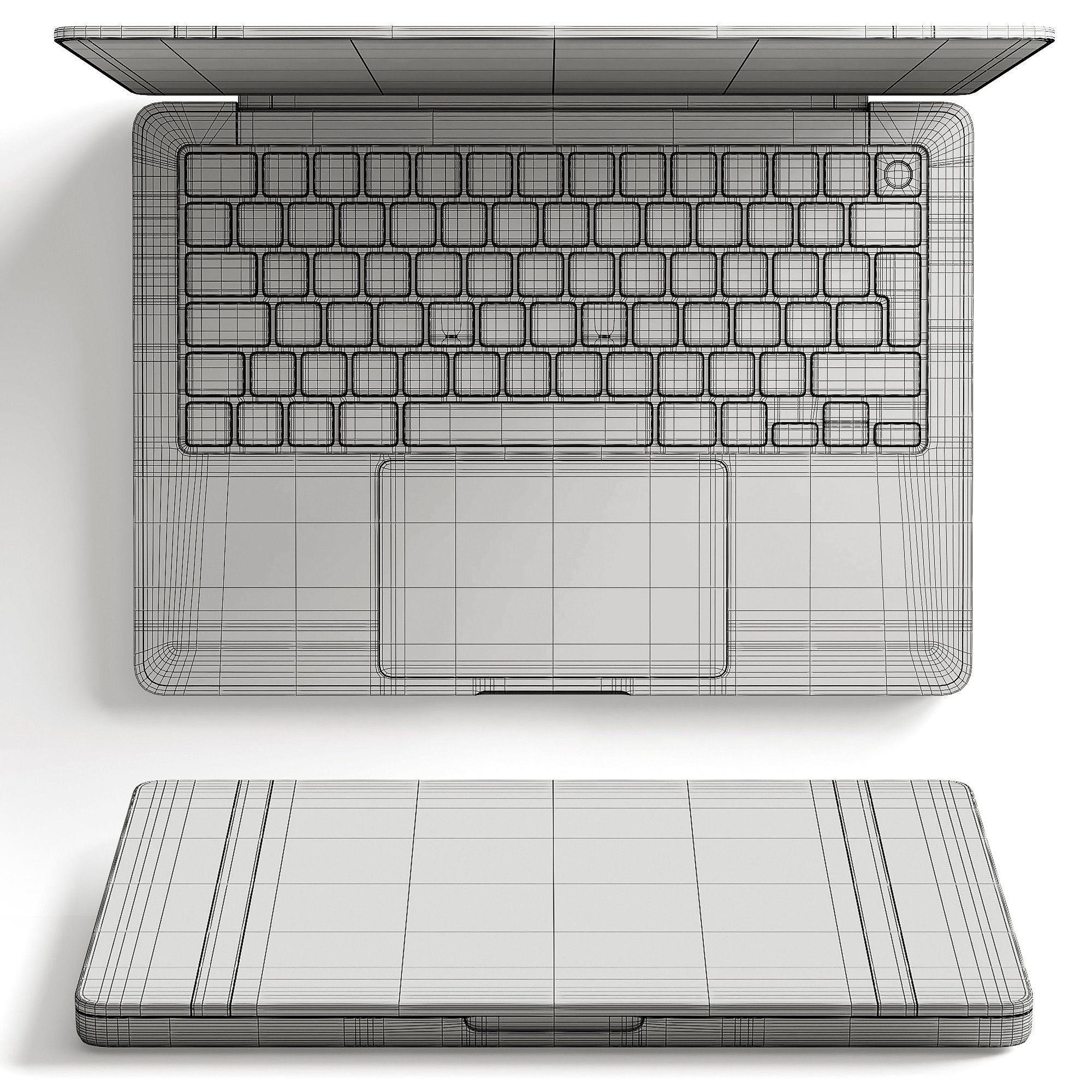 Apple MacBook Pro SpaceBlack 3D model_15