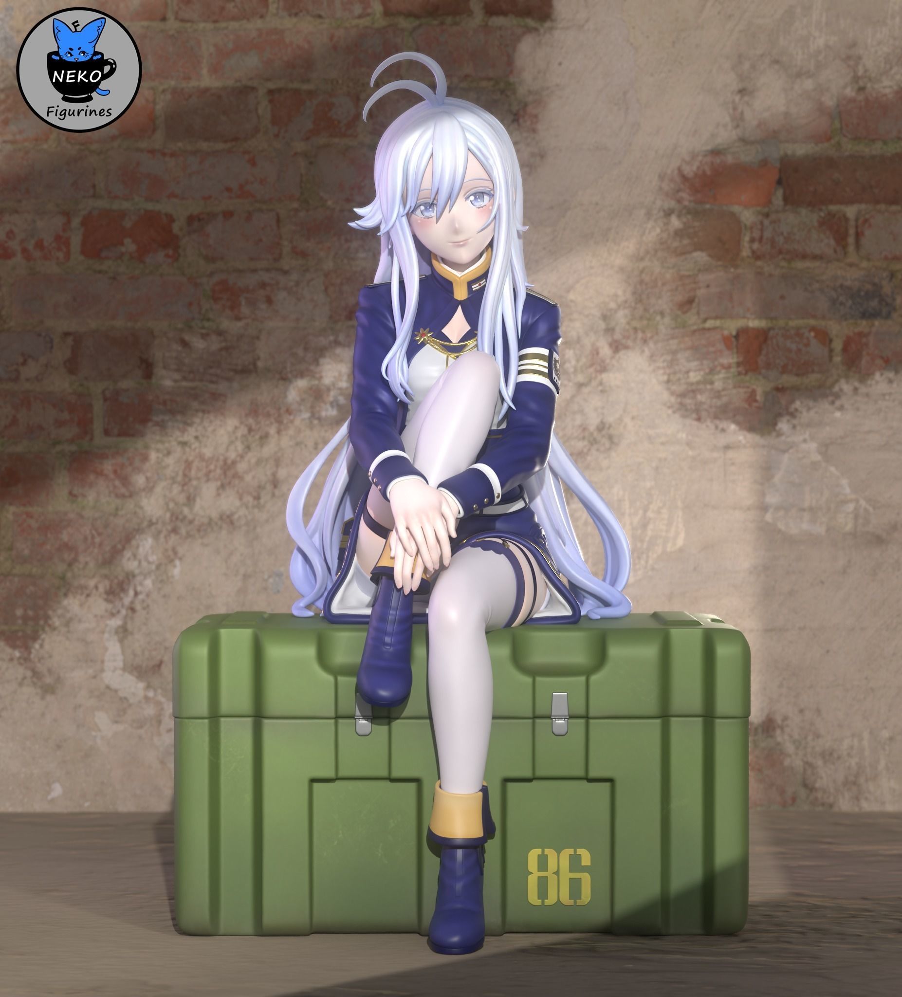 Vladilena Milize - 86 Anime Figurine for 3D Printing 3D print model_11