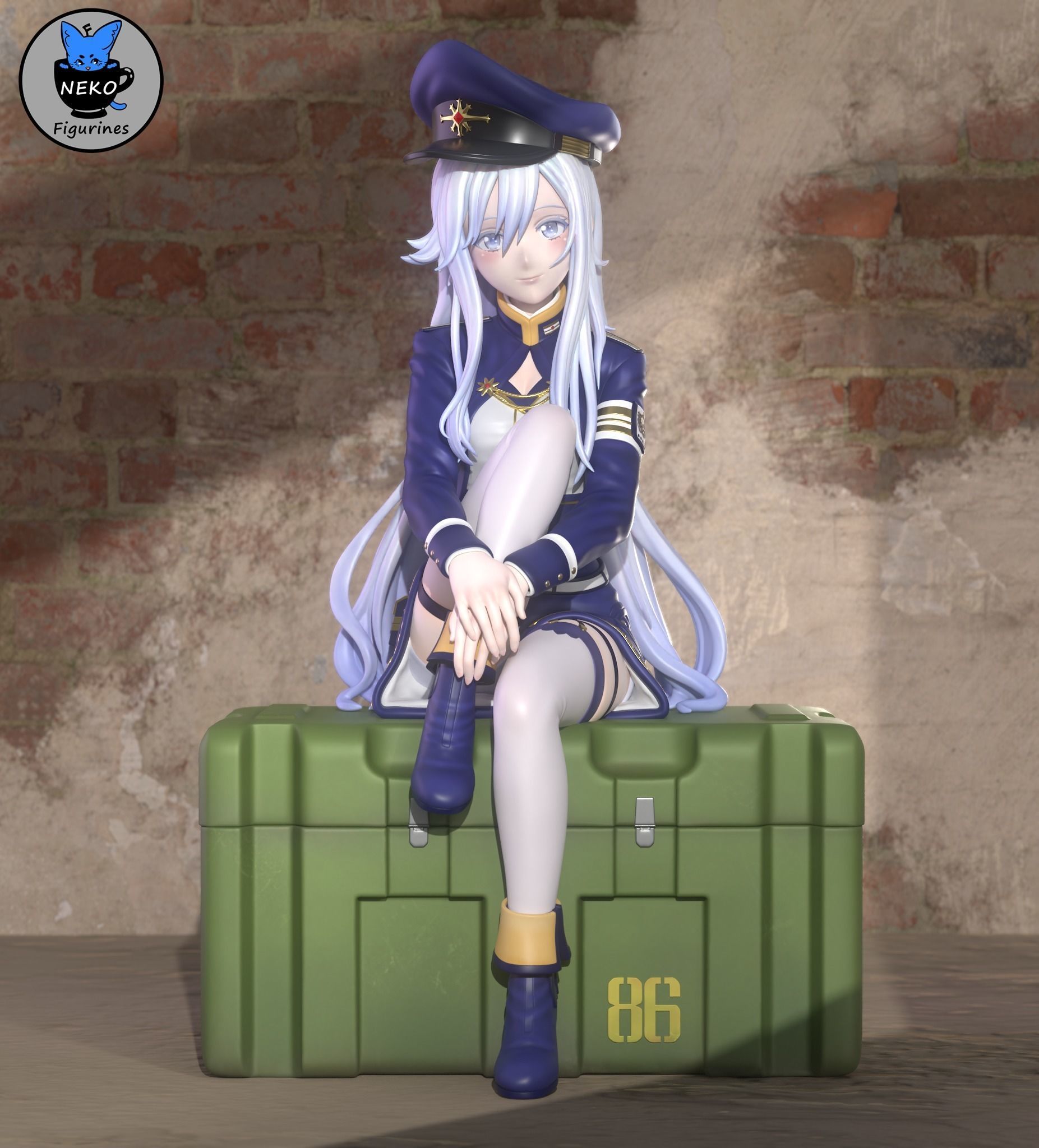 Vladilena Milize - 86 Anime Figurine for 3D Printing 3D print model_12