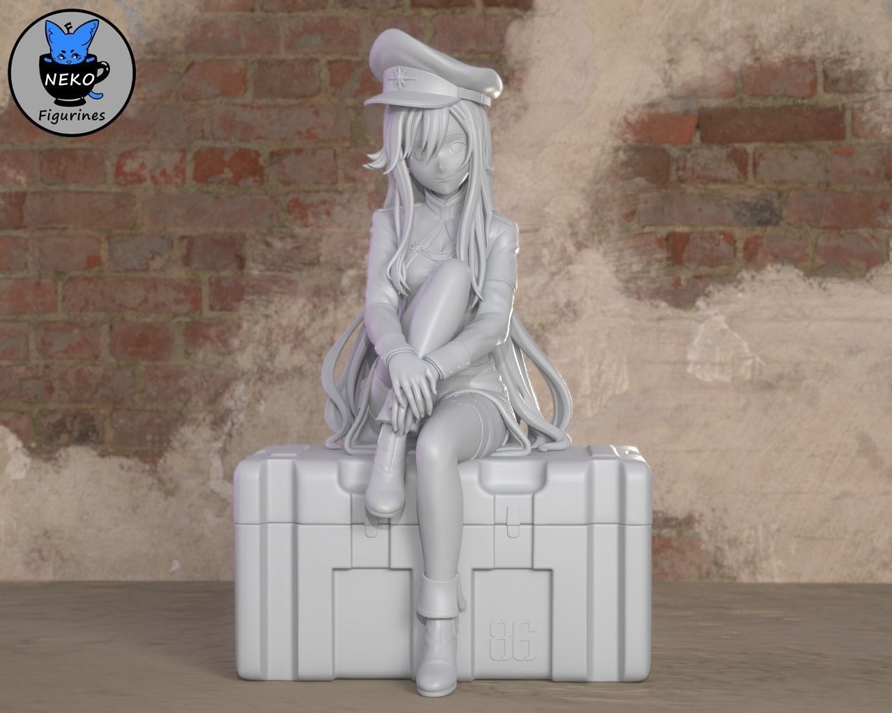 Vladilena Milize - 86 Anime Figurine for 3D Printing 3D print model_16
