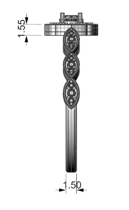 78 Excellent Solitaire Anniversary Ring Prong and Bezel Set  3D print model_5