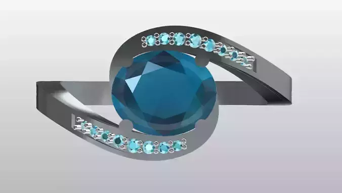  Diamond Ring 3D print model