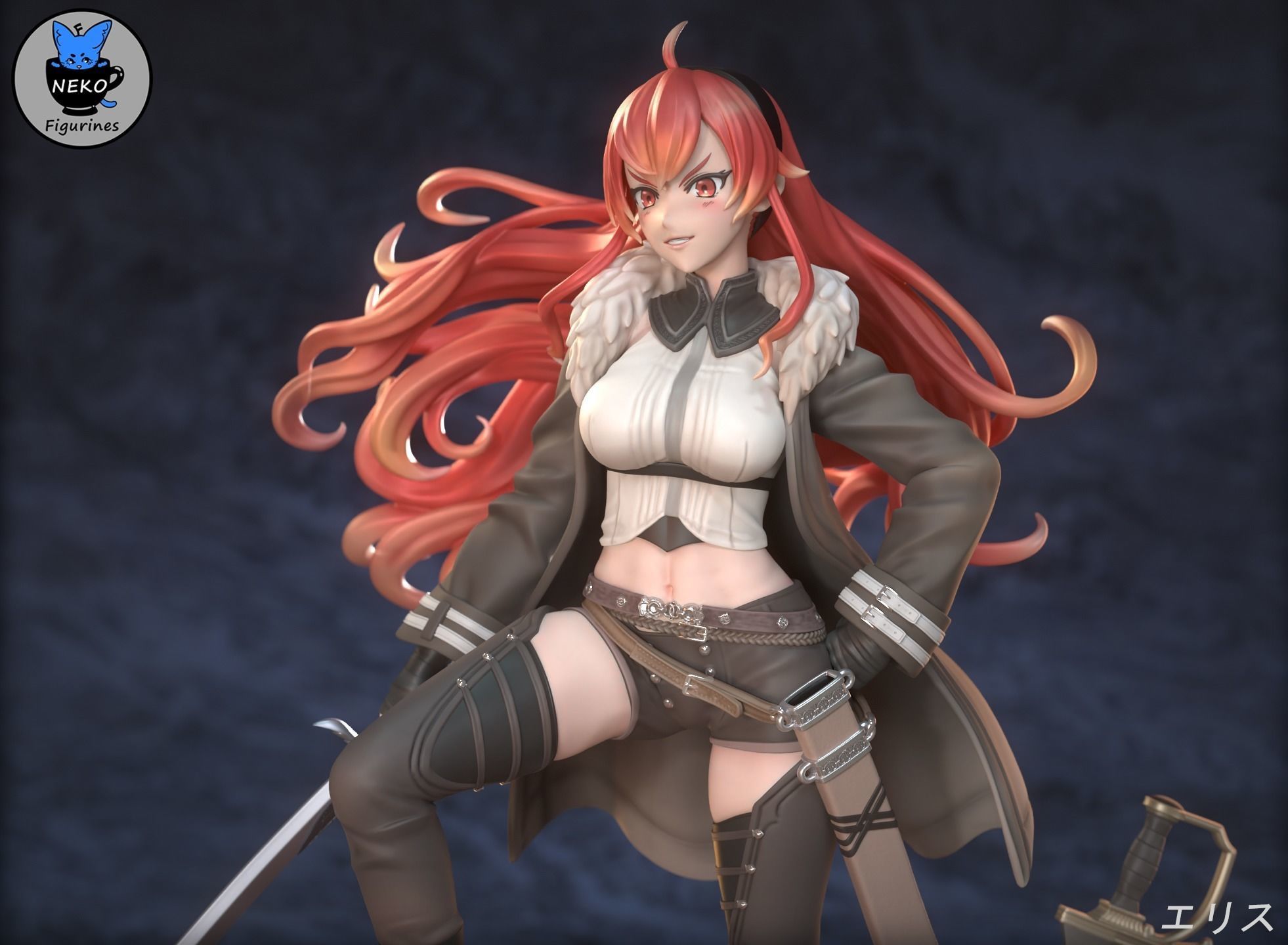 Eris Greyrat - Mushoku Tensei Anime Figurine for 3D Printing 3D print model_2